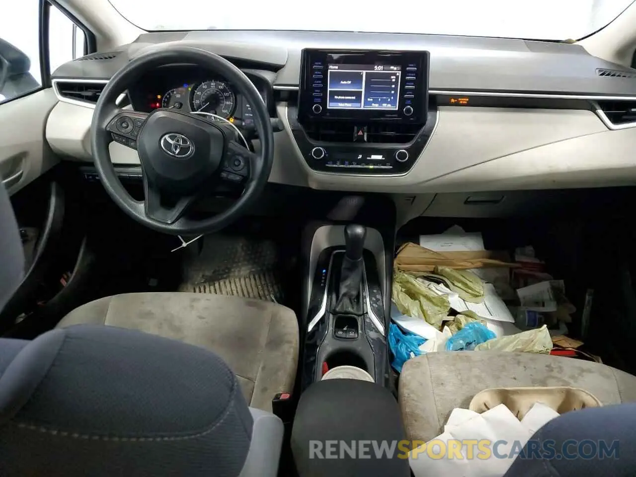 8 Photograph of a damaged car 5YFDPMAE9MP177821 TOYOTA COROLLA 2021