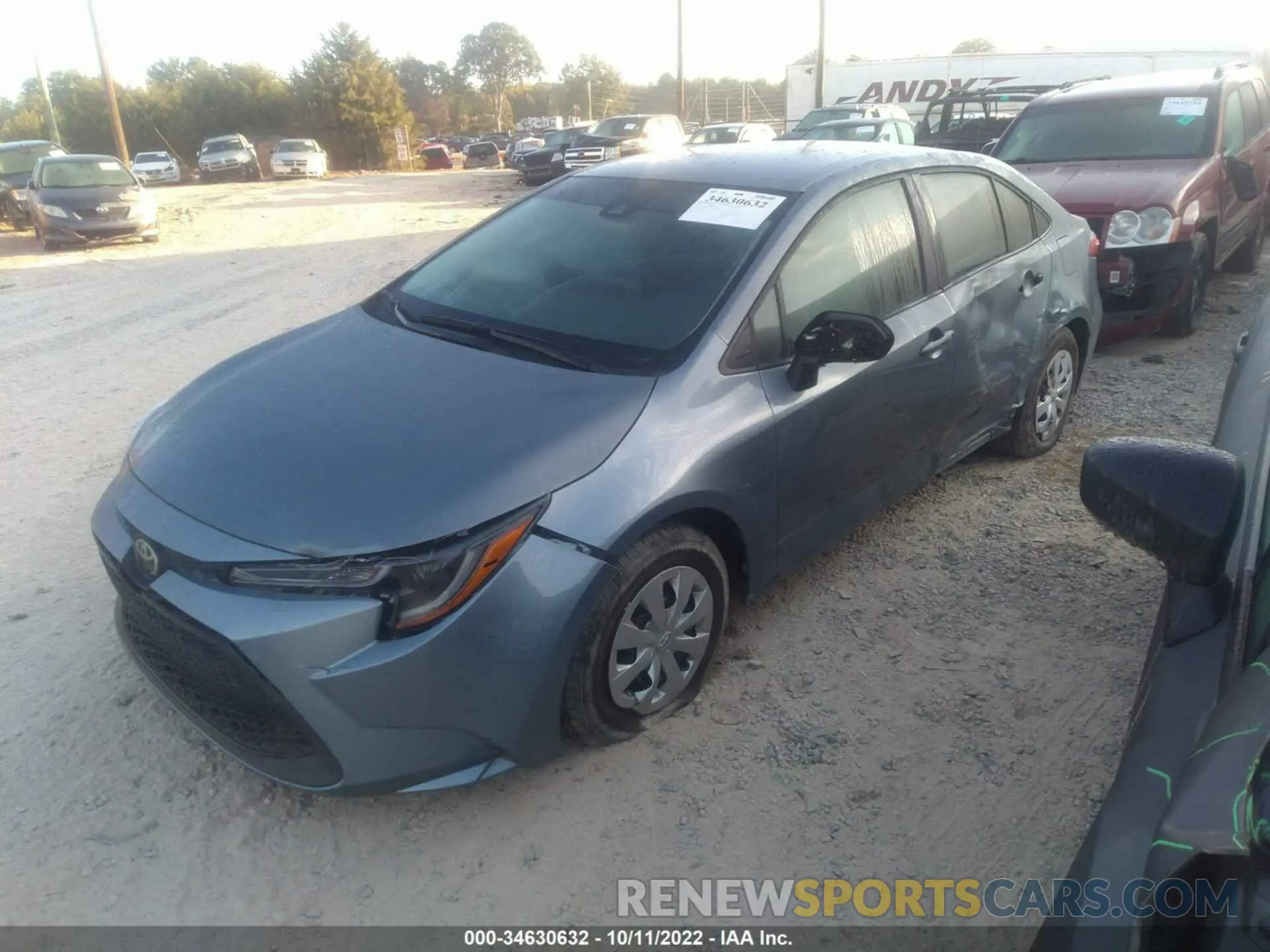 2 Photograph of a damaged car 5YFDPMAE9MP188544 TOYOTA COROLLA 2021