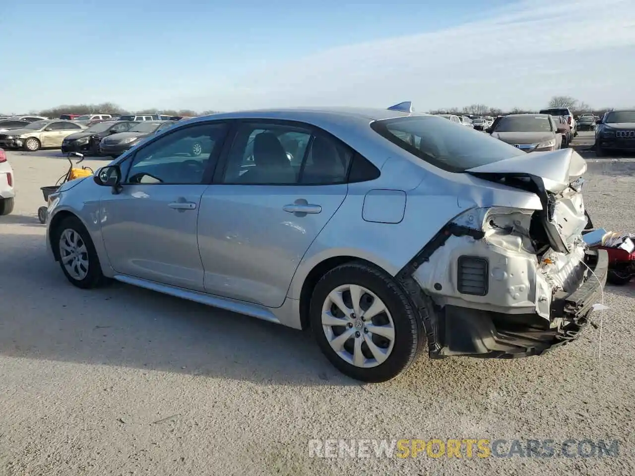 2 Photograph of a damaged car 5YFEPMAE0MP147773 TOYOTA COROLLA 2021