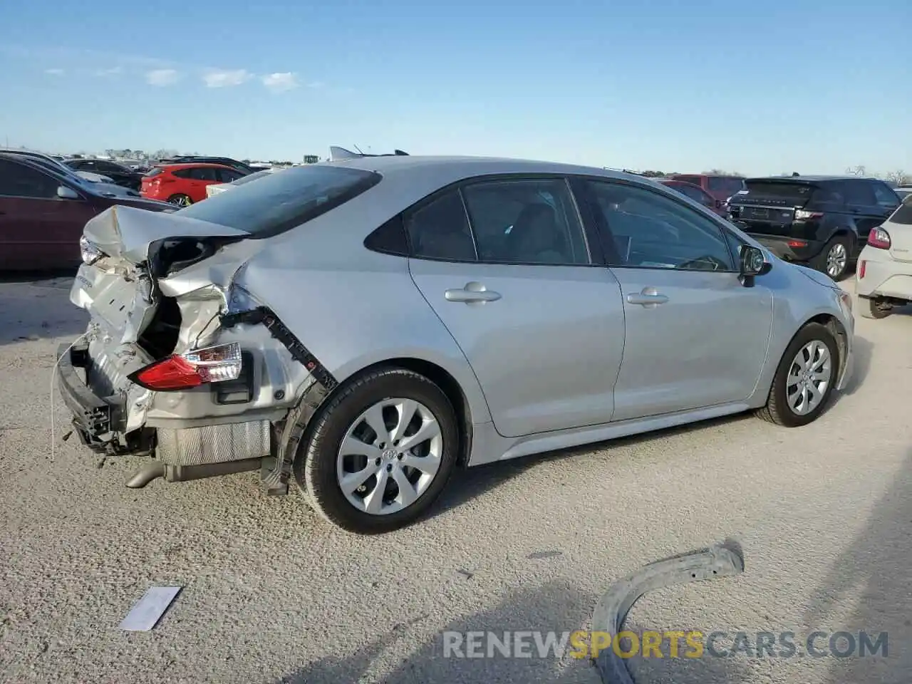 3 Photograph of a damaged car 5YFEPMAE0MP147773 TOYOTA COROLLA 2021