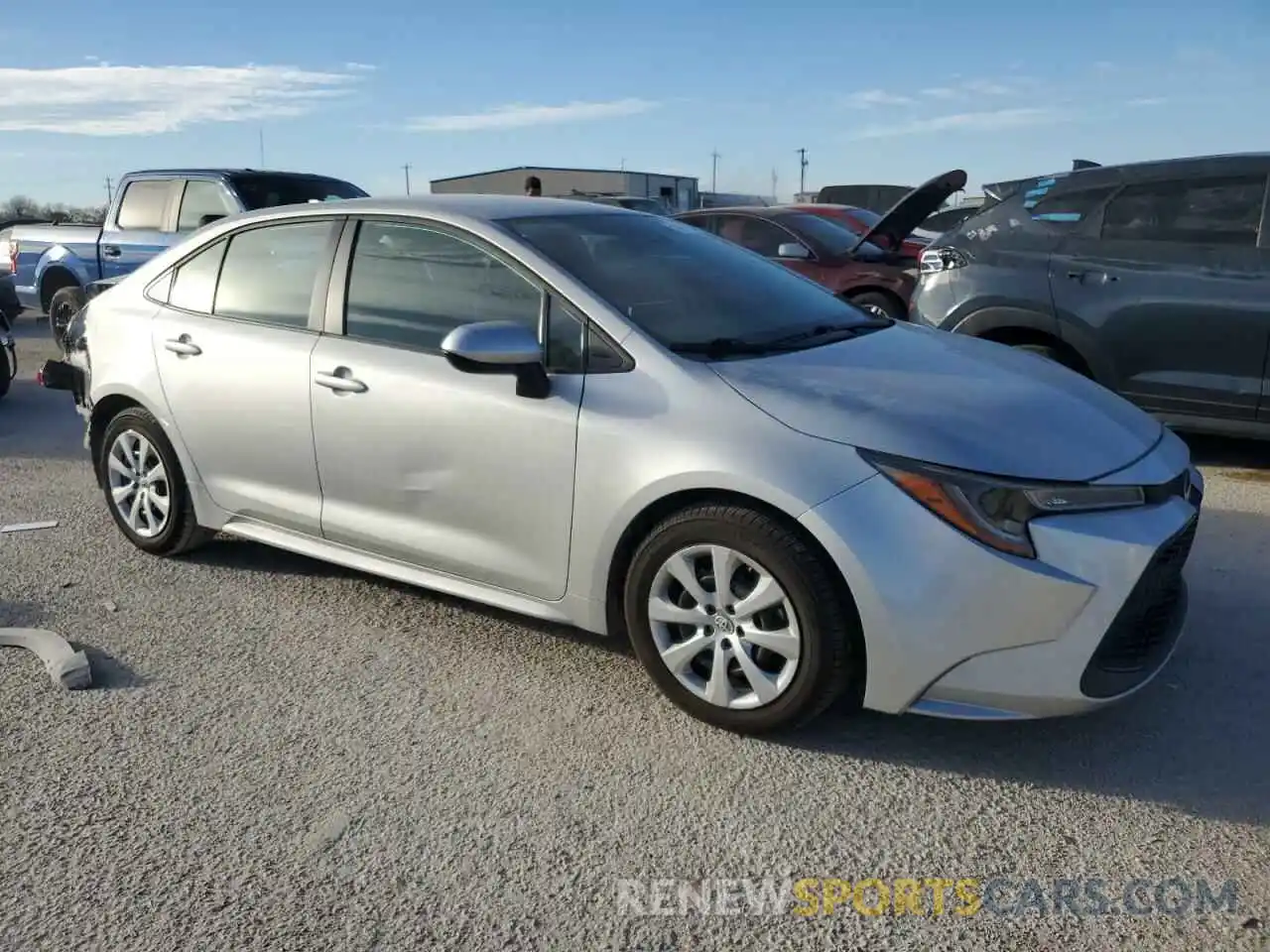 4 Photograph of a damaged car 5YFEPMAE0MP147773 TOYOTA COROLLA 2021