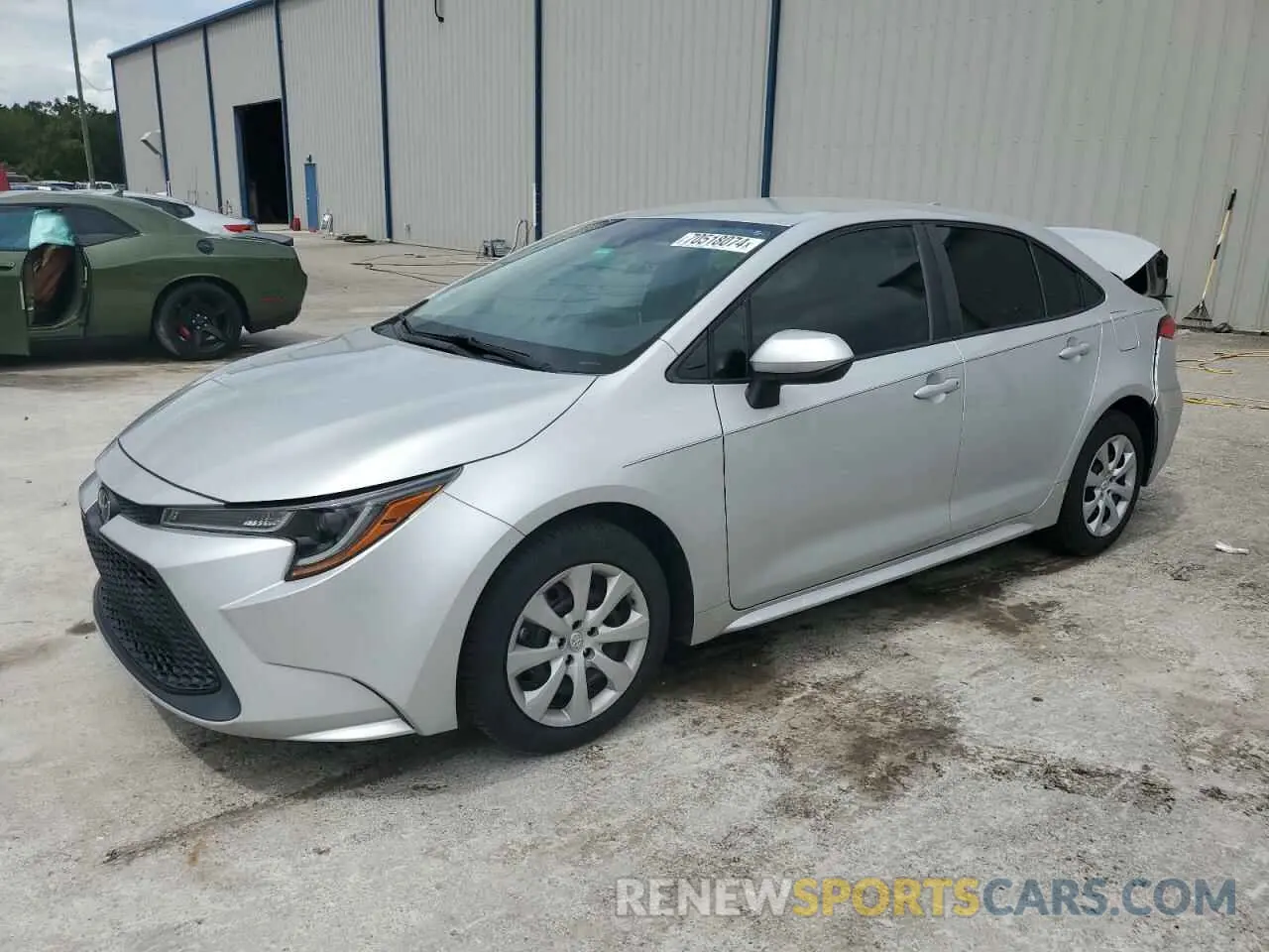 1 Photograph of a damaged car 5YFEPMAE0MP152469 TOYOTA COROLLA 2021