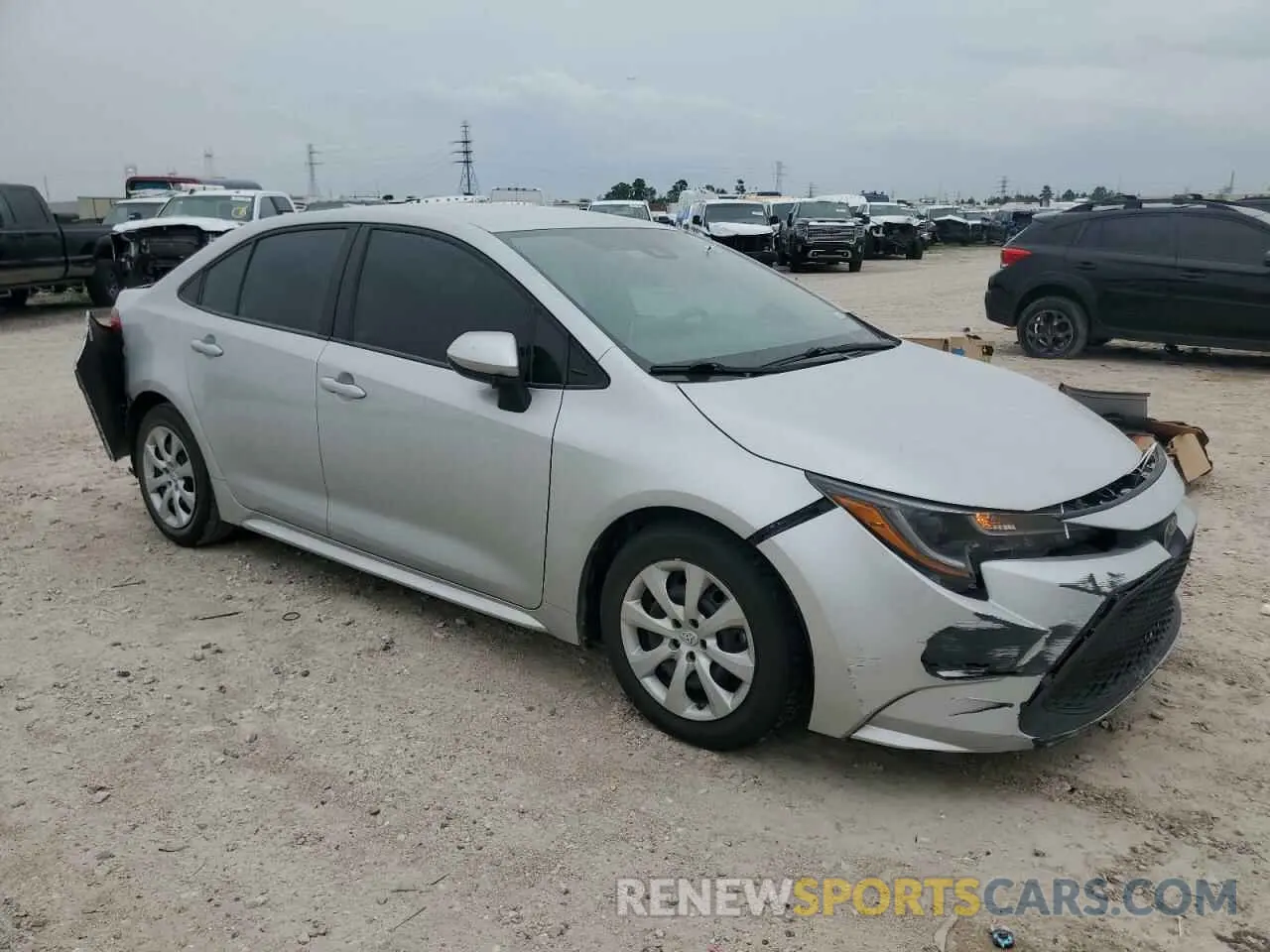 4 Photograph of a damaged car 5YFEPMAE0MP162841 TOYOTA COROLLA 2021