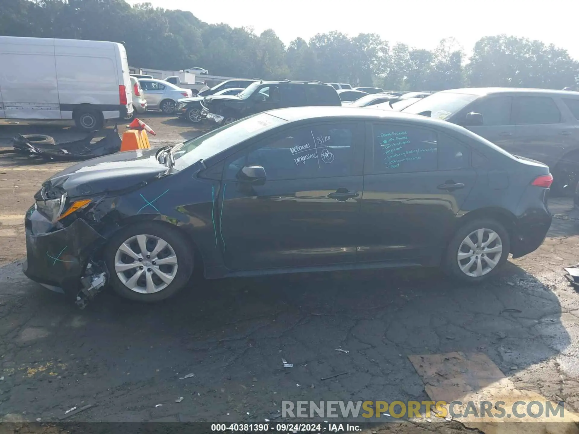 14 Photograph of a damaged car 5YFEPMAE0MP163360 TOYOTA COROLLA 2021