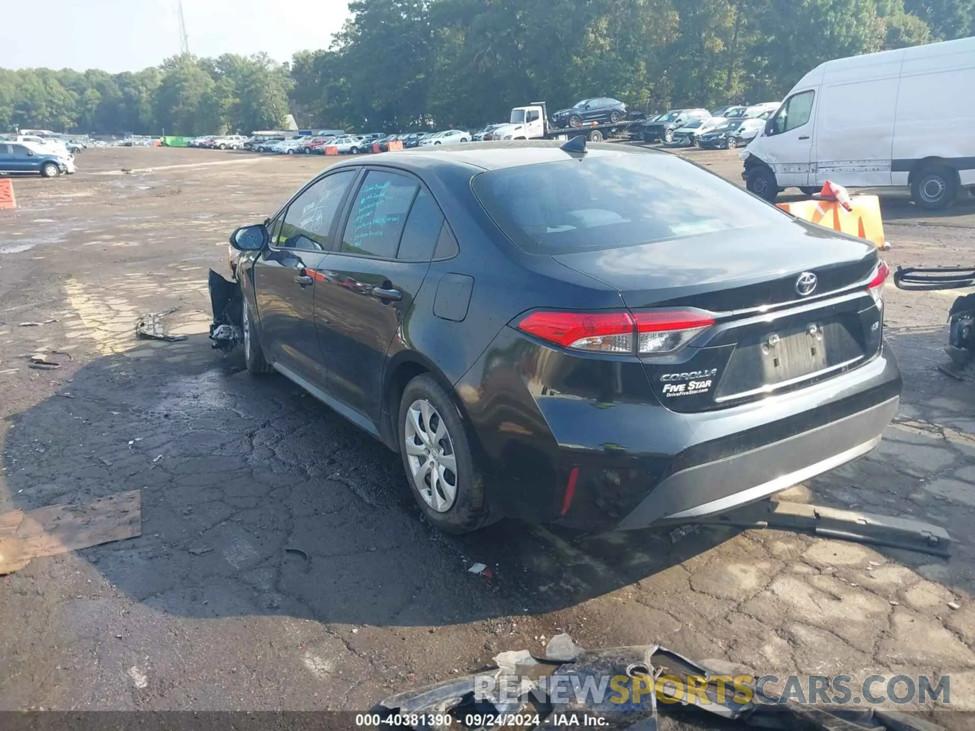 3 Photograph of a damaged car 5YFEPMAE0MP163360 TOYOTA COROLLA 2021