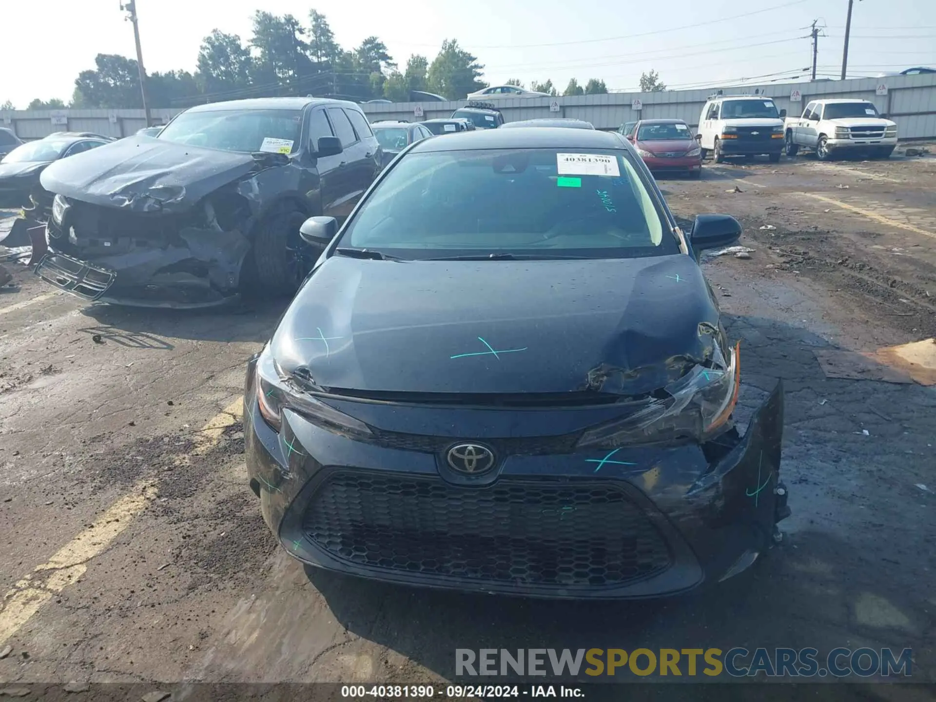 6 Photograph of a damaged car 5YFEPMAE0MP163360 TOYOTA COROLLA 2021