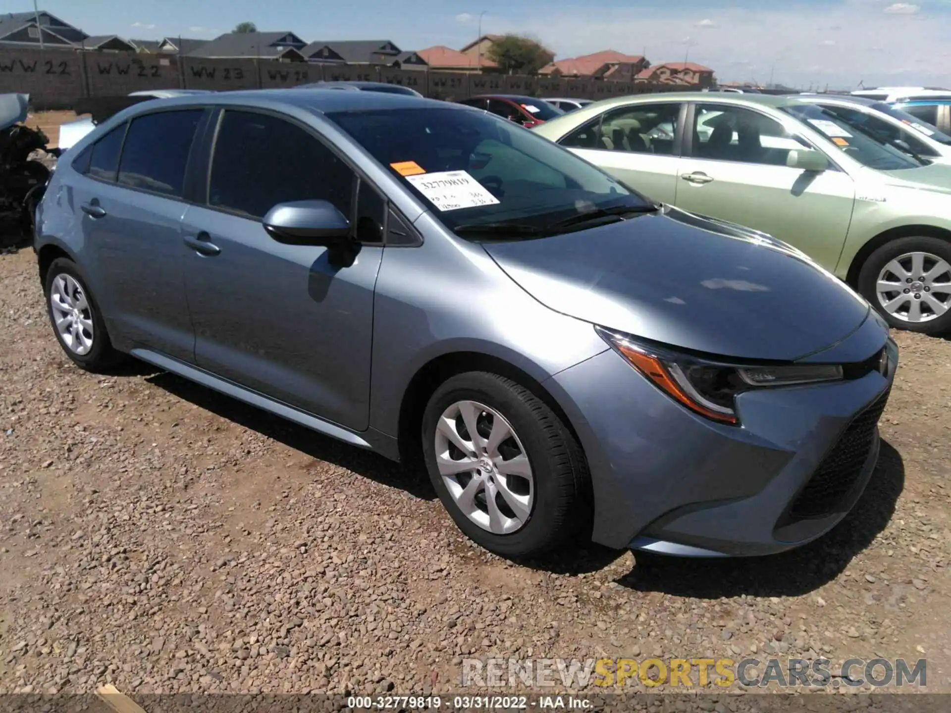 1 Photograph of a damaged car 5YFEPMAE0MP164461 TOYOTA COROLLA 2021