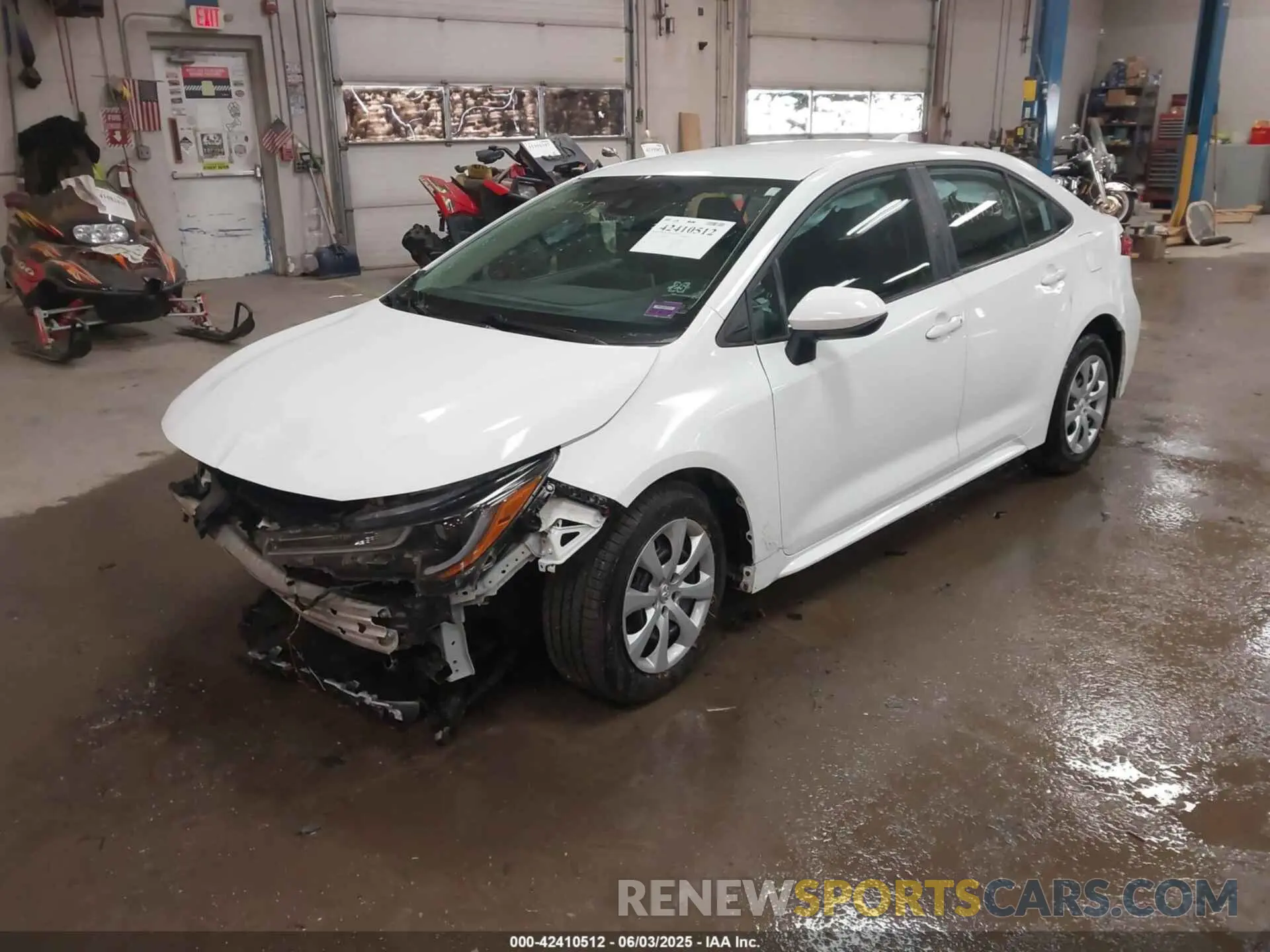 2 Photograph of a damaged car 5YFEPMAE0MP165268 TOYOTA COROLLA 2021