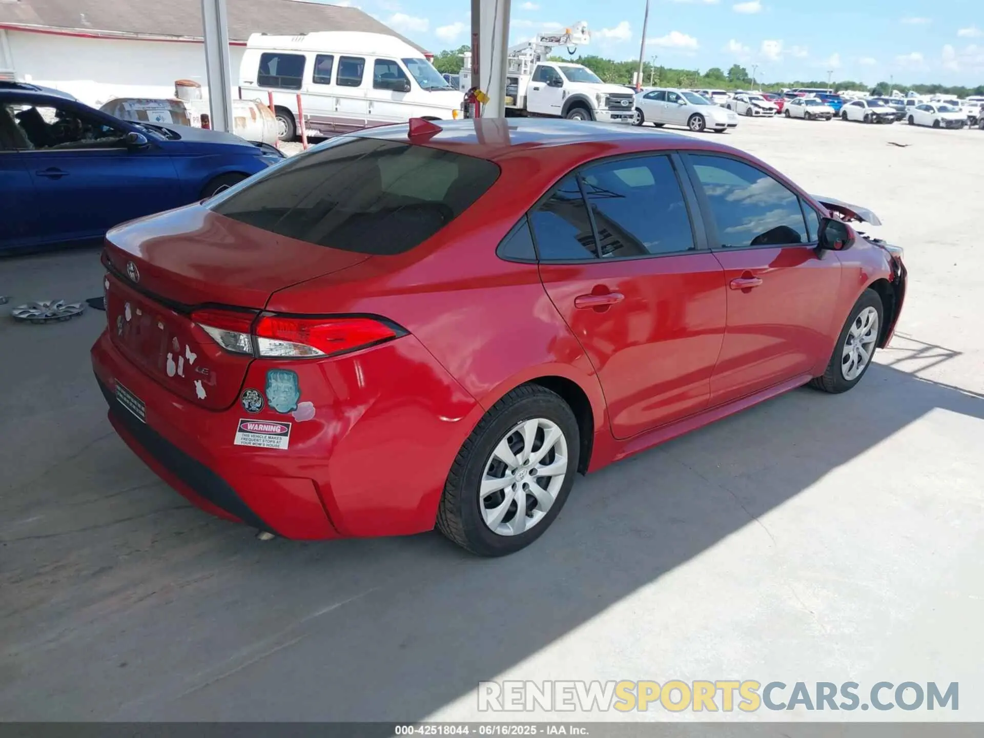 4 Photograph of a damaged car 5YFEPMAE0MP167845 TOYOTA COROLLA 2021