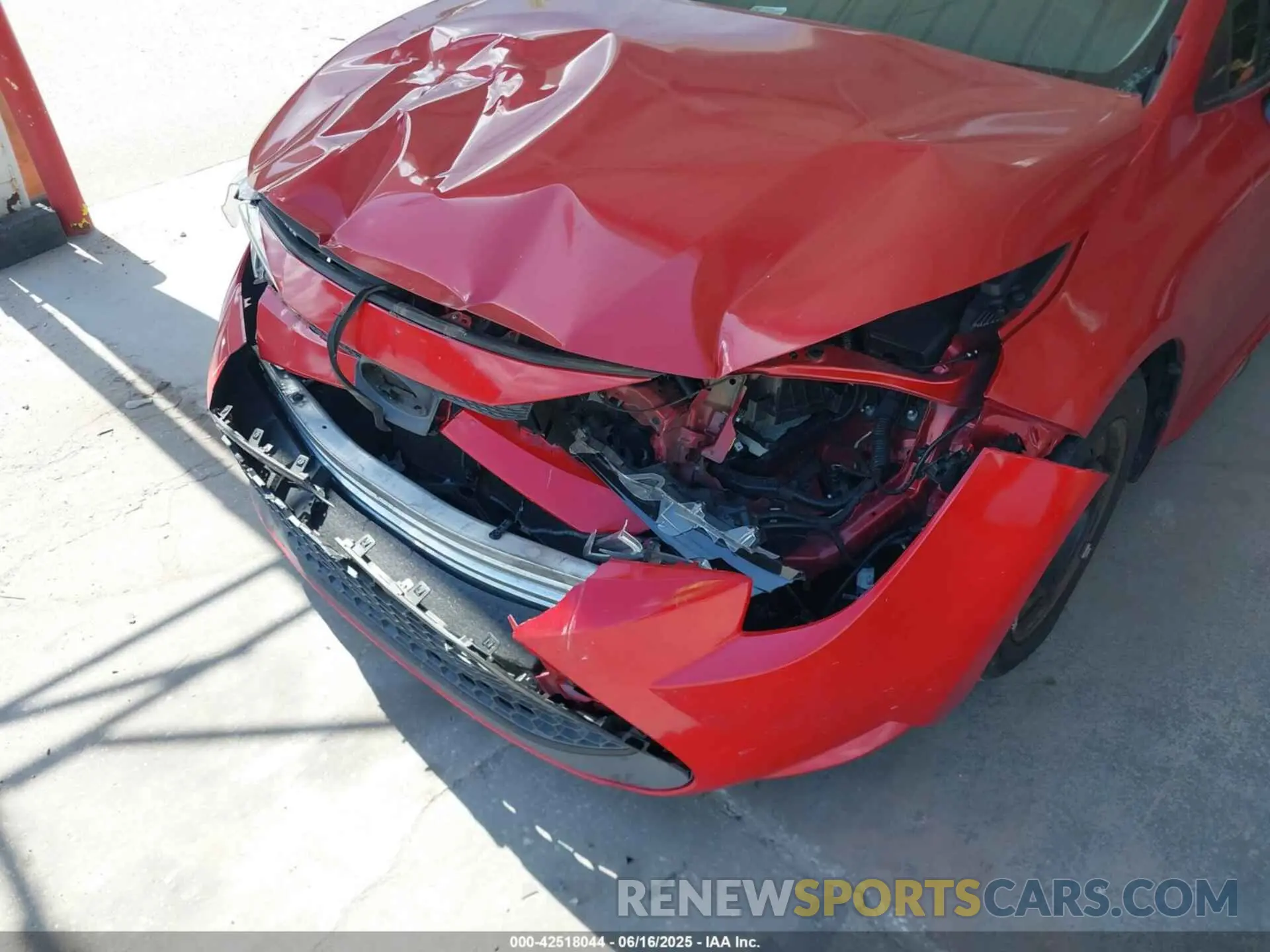 6 Photograph of a damaged car 5YFEPMAE0MP167845 TOYOTA COROLLA 2021