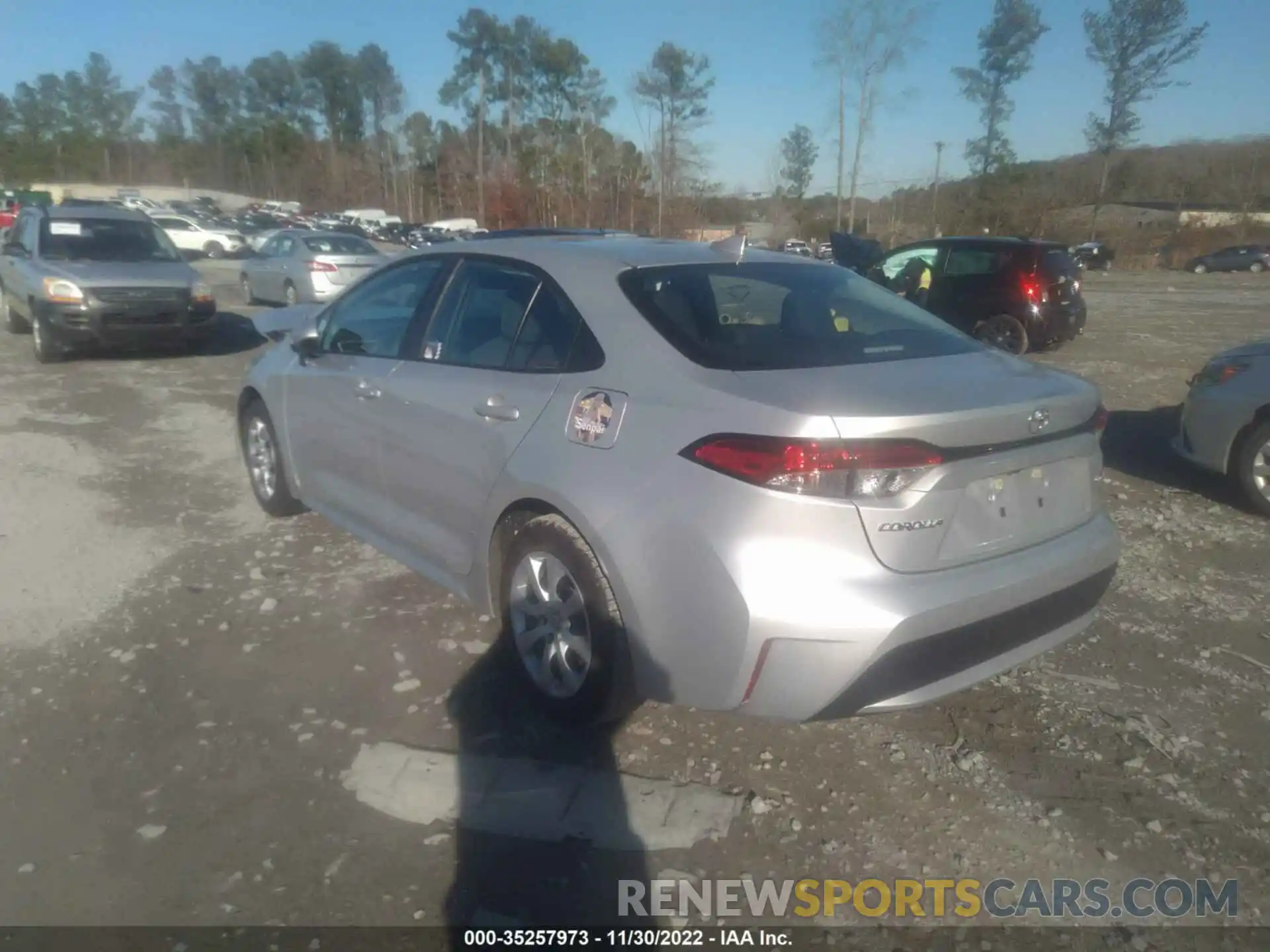 3 Photograph of a damaged car 5YFEPMAE0MP169448 TOYOTA COROLLA 2021