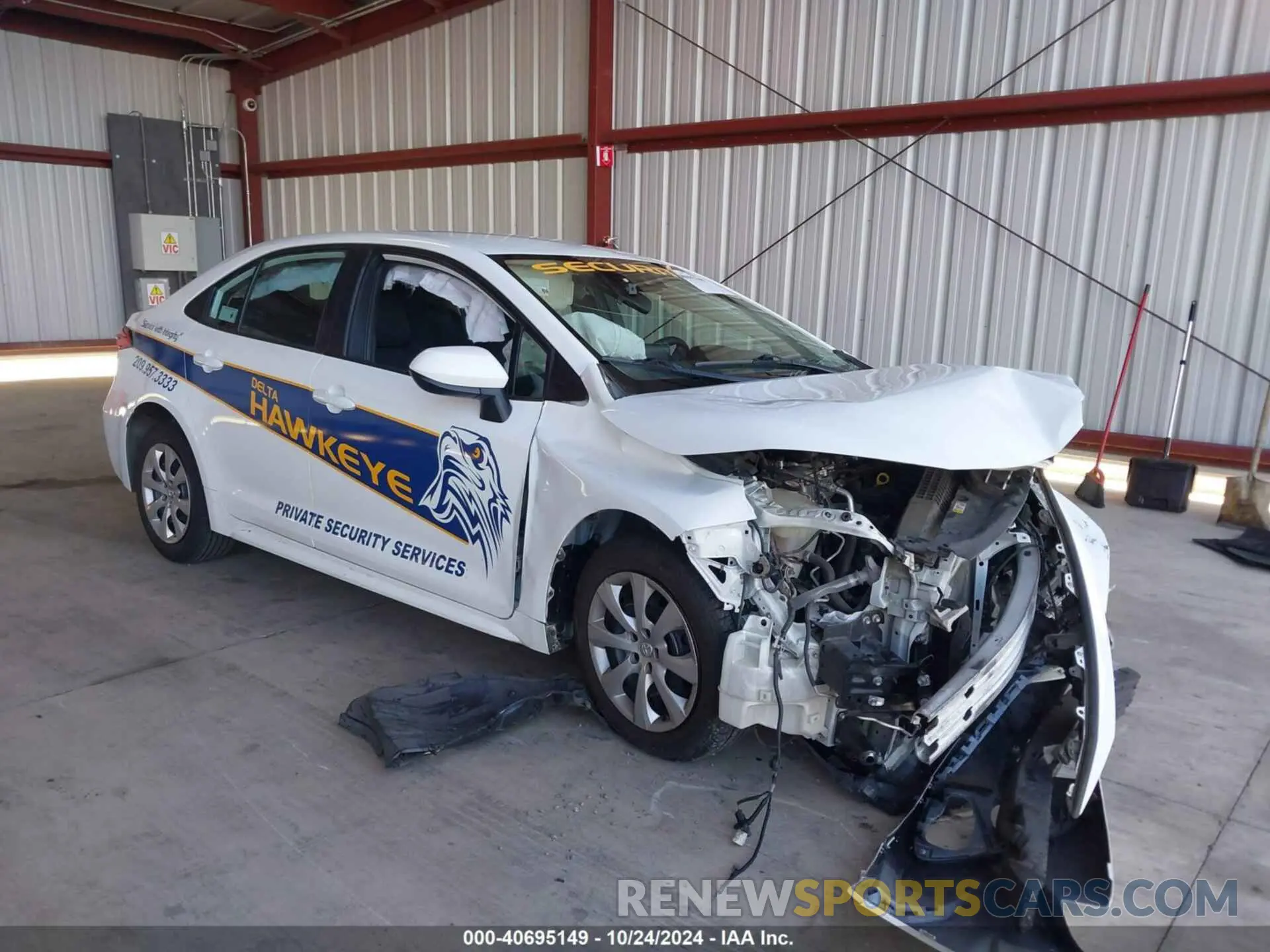 1 Photograph of a damaged car 5YFEPMAE0MP170079 TOYOTA COROLLA 2021