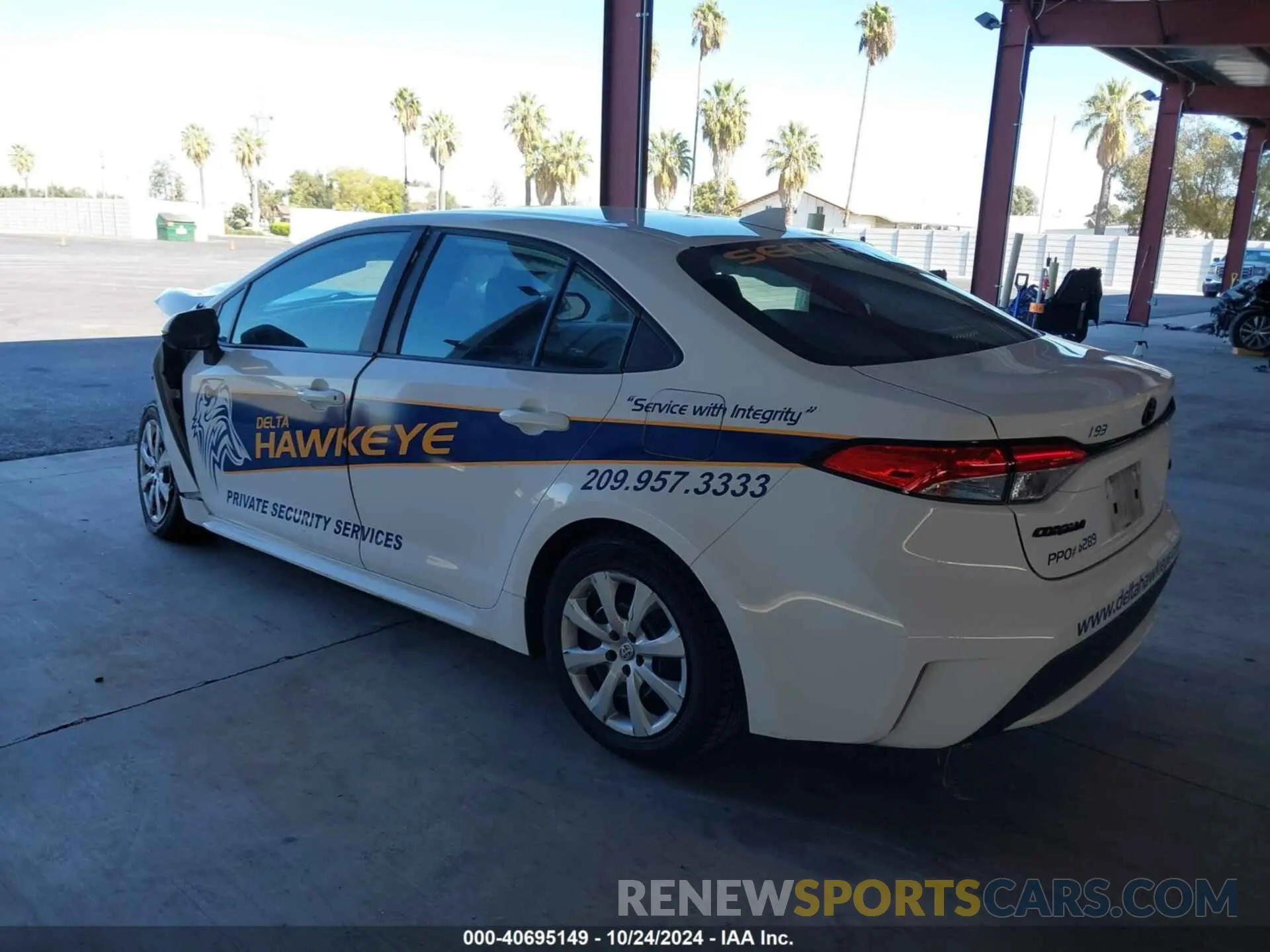 3 Photograph of a damaged car 5YFEPMAE0MP170079 TOYOTA COROLLA 2021