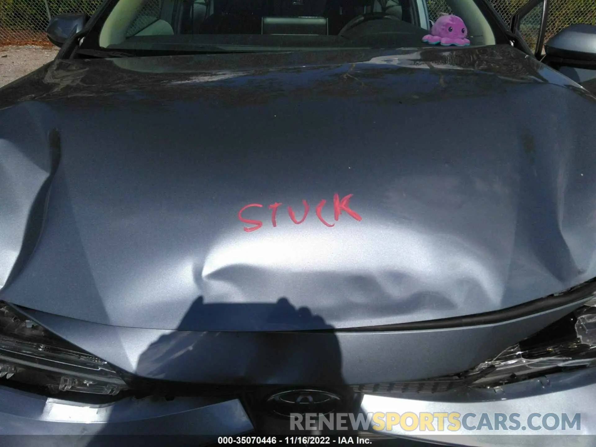 10 Photograph of a damaged car 5YFEPMAE0MP174326 TOYOTA COROLLA 2021