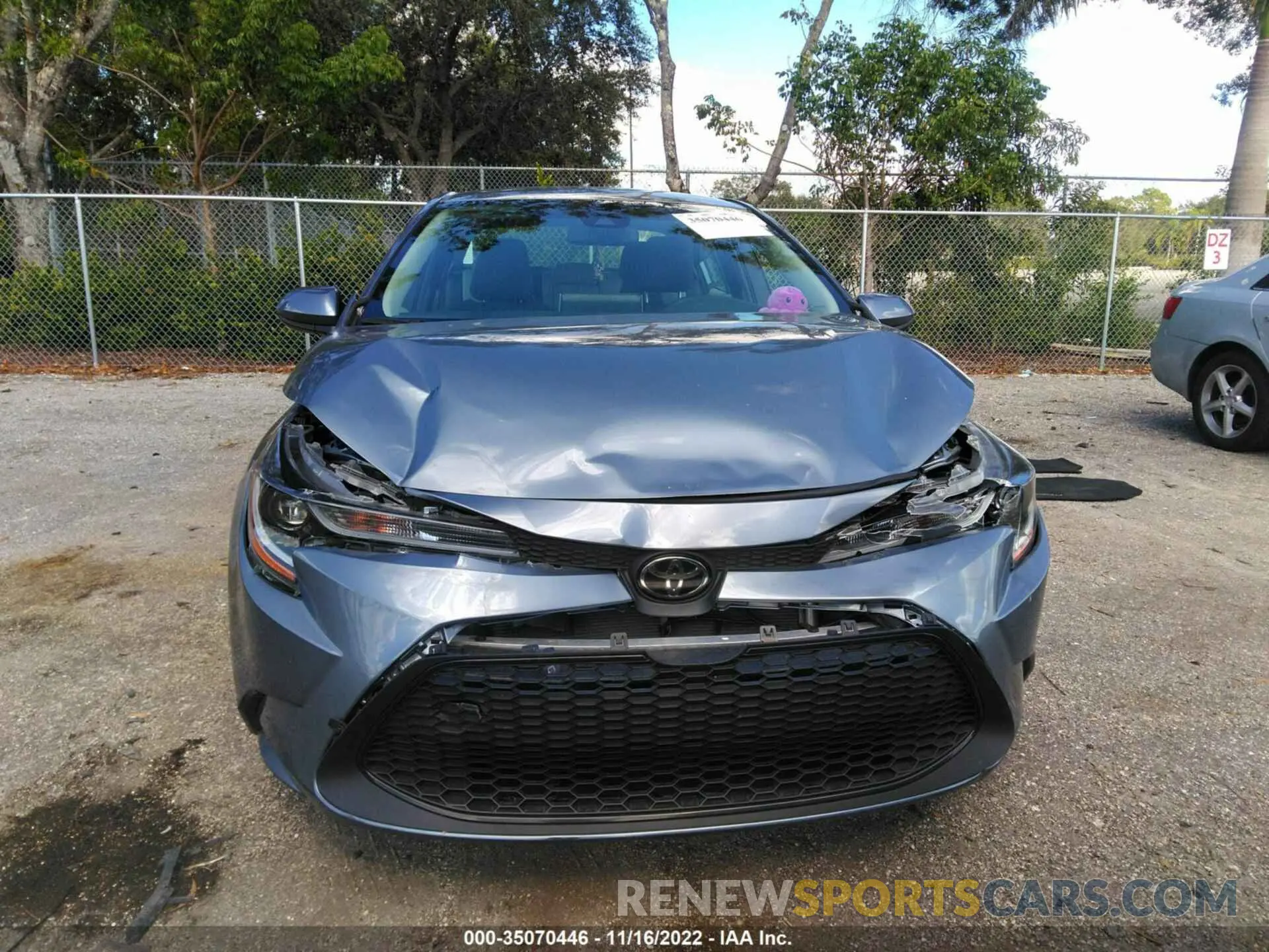 6 Photograph of a damaged car 5YFEPMAE0MP174326 TOYOTA COROLLA 2021