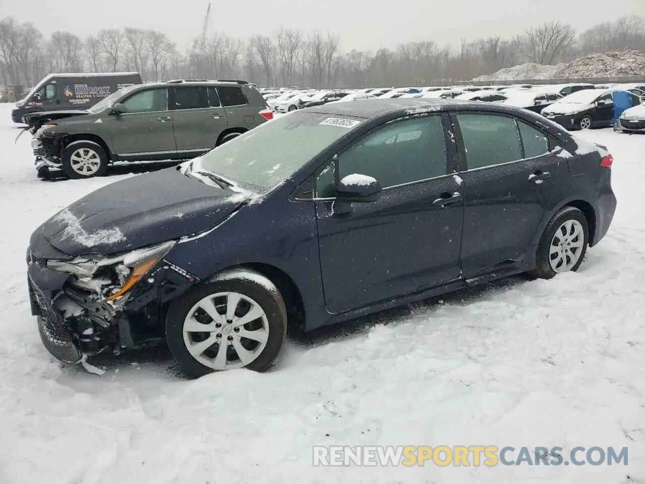 1 Photograph of a damaged car 5YFEPMAE0MP179235 TOYOTA COROLLA 2021
