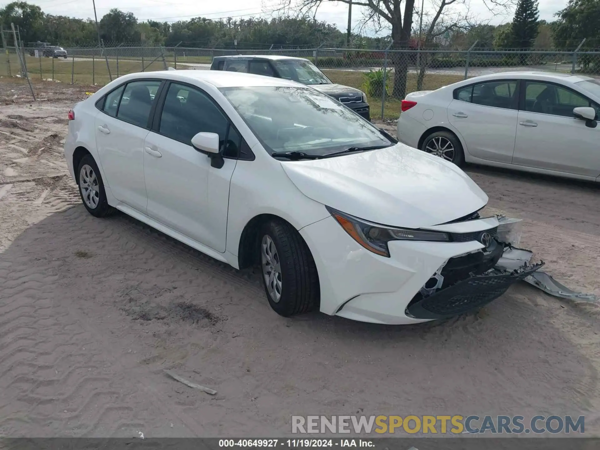 1 Photograph of a damaged car 5YFEPMAE0MP181762 TOYOTA COROLLA 2021