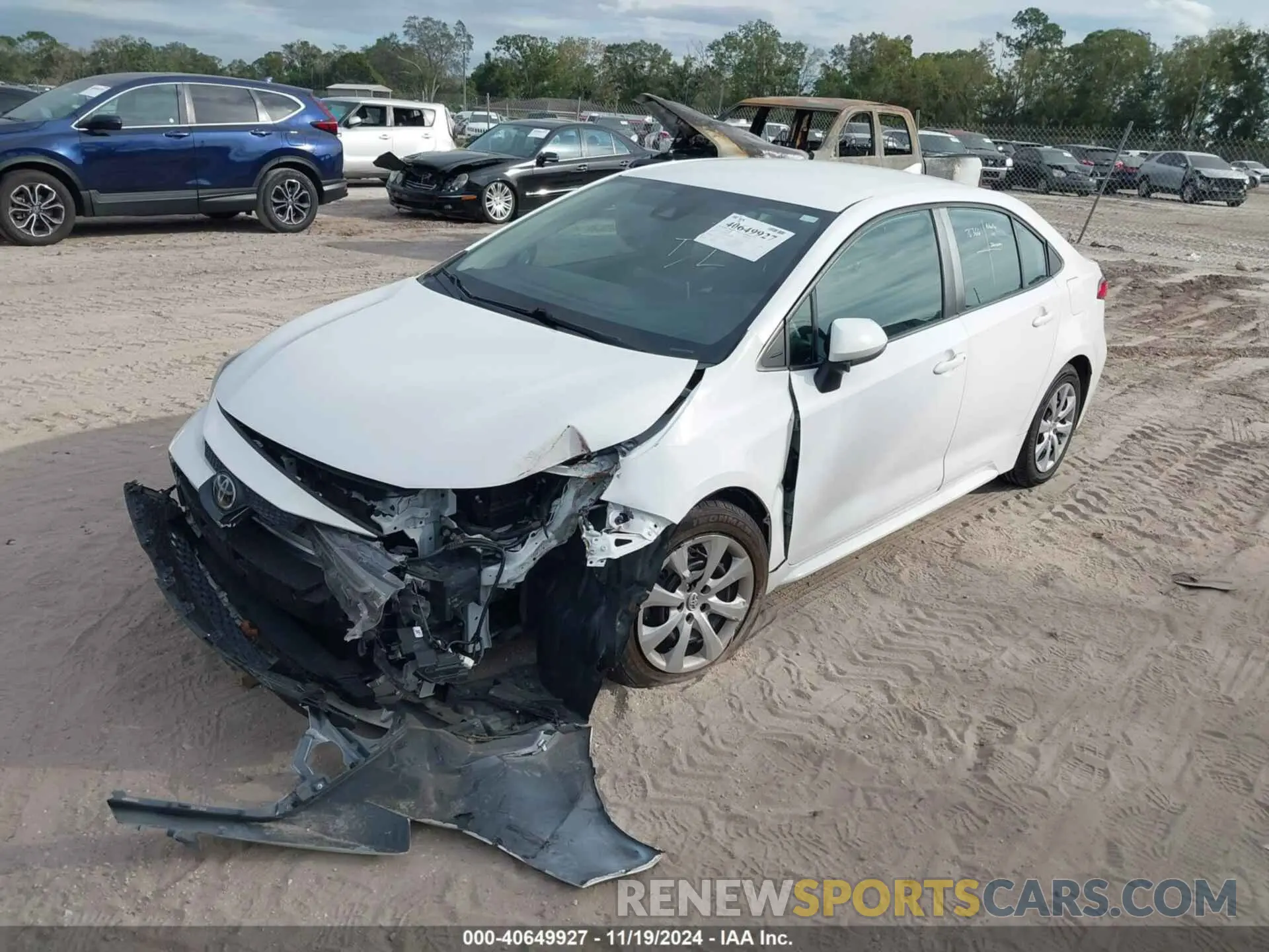 2 Photograph of a damaged car 5YFEPMAE0MP181762 TOYOTA COROLLA 2021