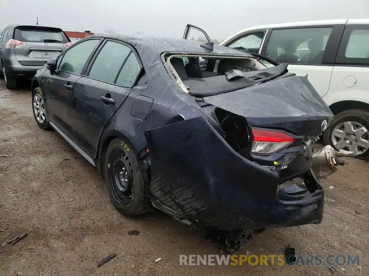 3 Photograph of a damaged car 5YFEPMAE0MP185228 TOYOTA COROLLA 2021