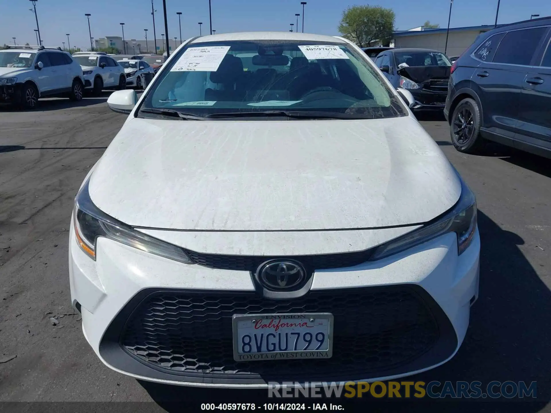 12 Photograph of a damaged car 5YFEPMAE0MP197315 TOYOTA COROLLA 2021