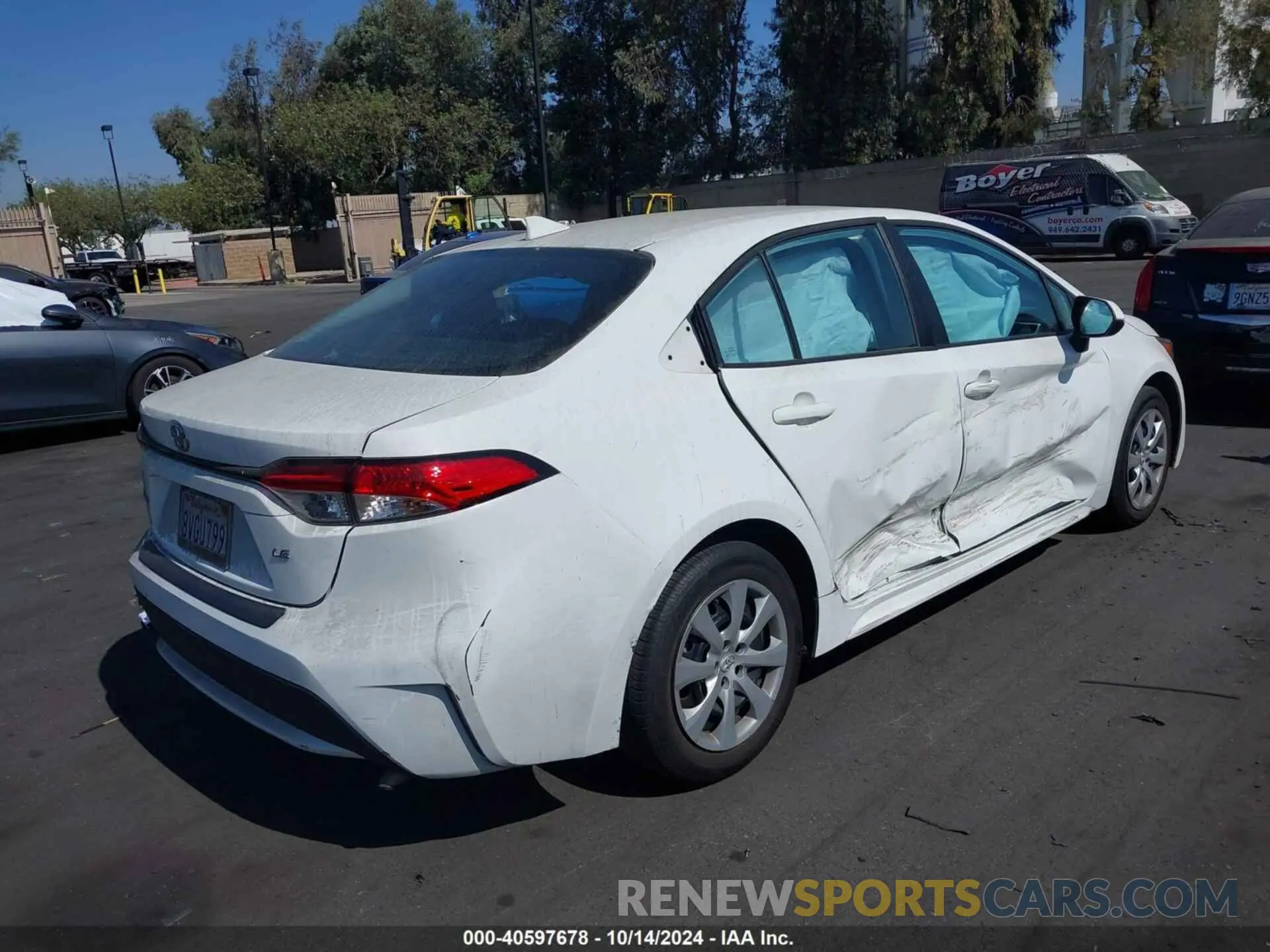 4 Photograph of a damaged car 5YFEPMAE0MP197315 TOYOTA COROLLA 2021