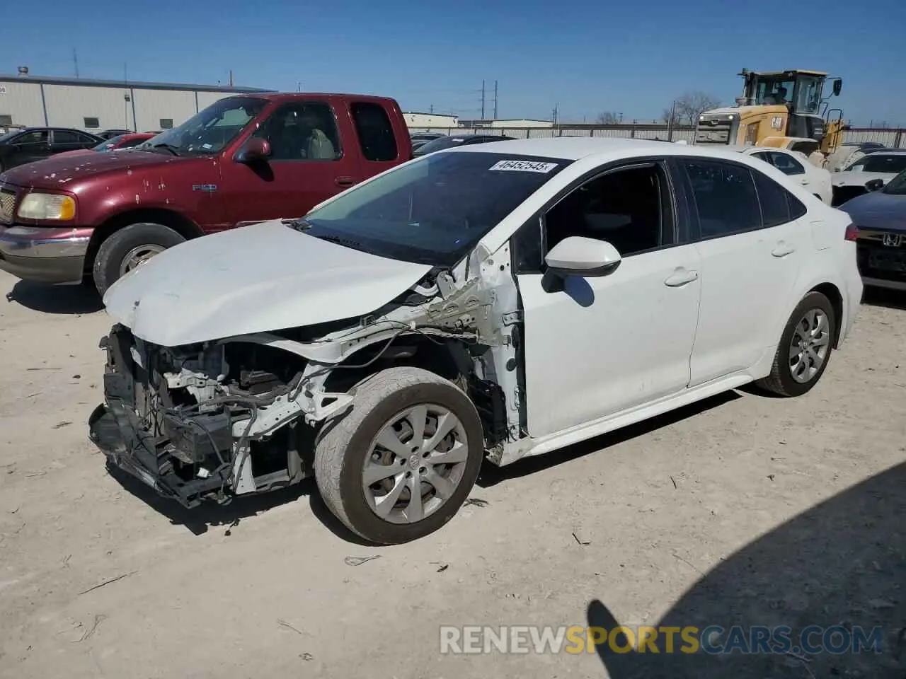 1 Photograph of a damaged car 5YFEPMAE0MP207468 TOYOTA COROLLA 2021