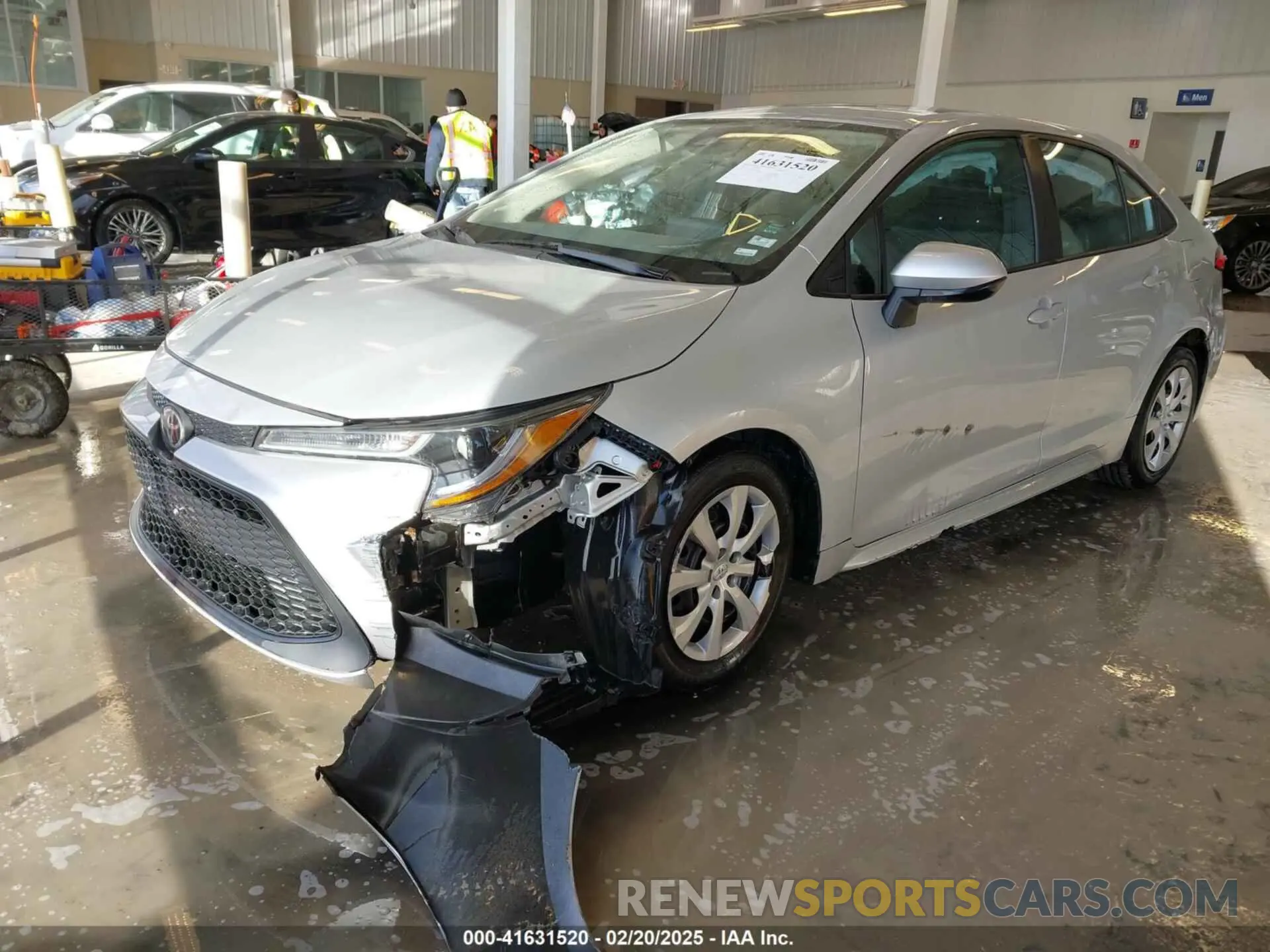 2 Photograph of a damaged car 5YFEPMAE0MP214064 TOYOTA COROLLA 2021