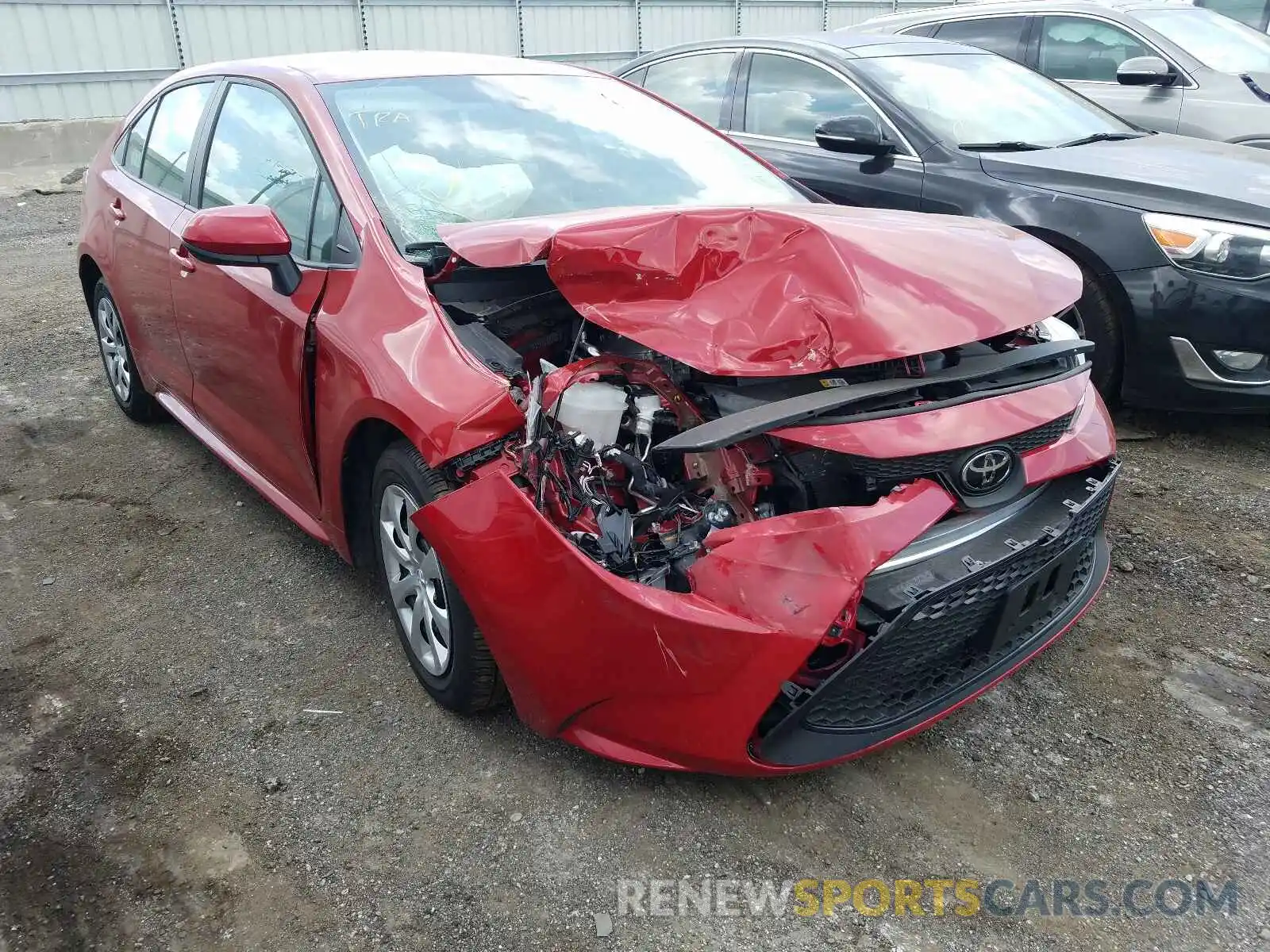 1 Photograph of a damaged car 5YFEPMAE0MP216767 TOYOTA COROLLA 2021