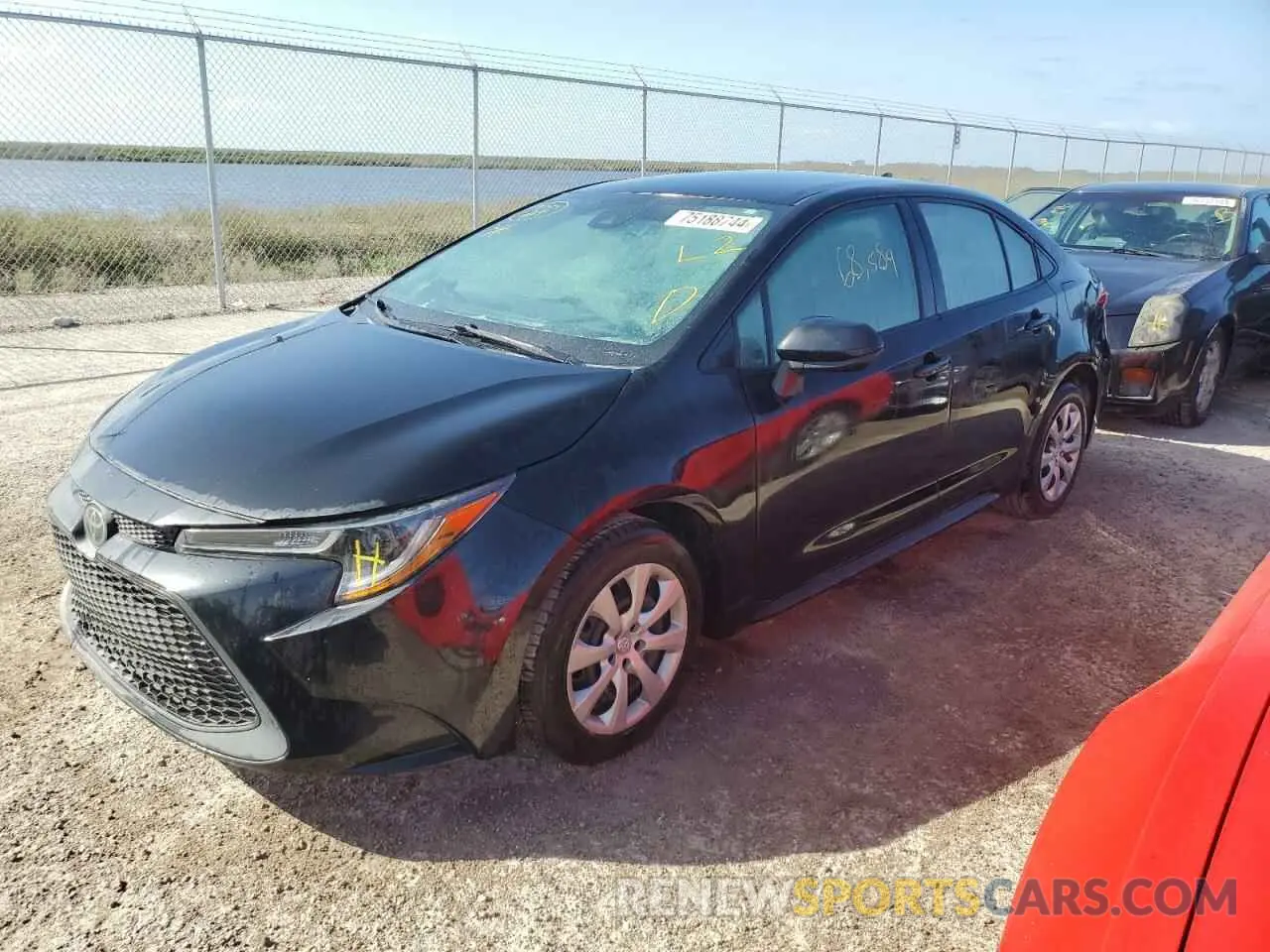 1 Photograph of a damaged car 5YFEPMAE0MP217174 TOYOTA COROLLA 2021
