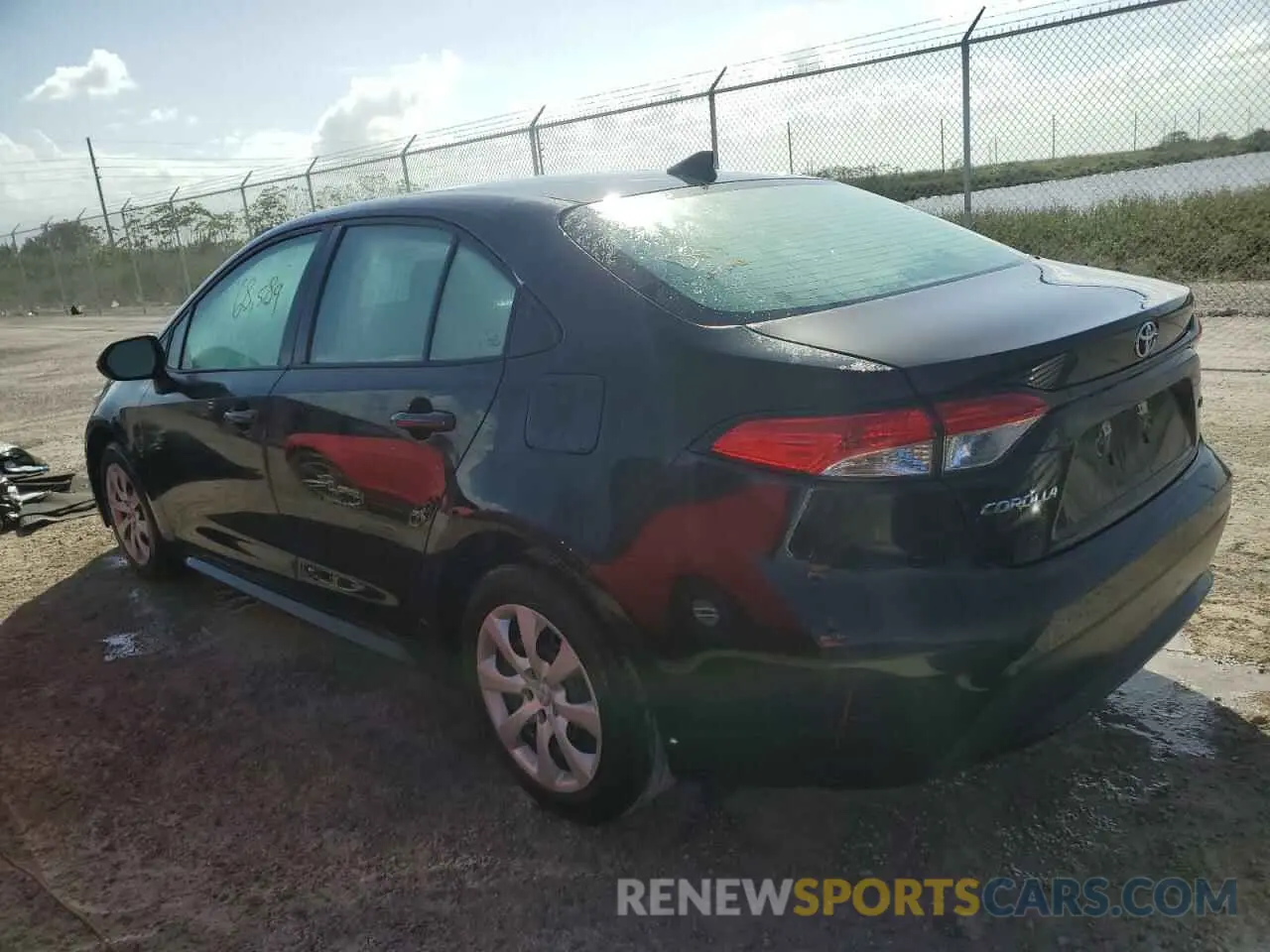 2 Photograph of a damaged car 5YFEPMAE0MP217174 TOYOTA COROLLA 2021