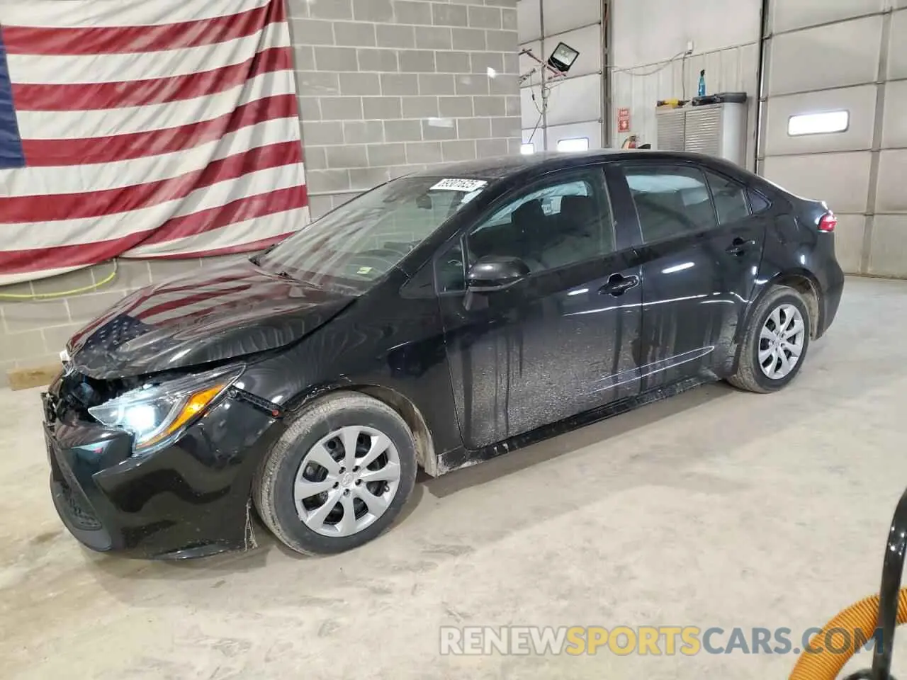 1 Photograph of a damaged car 5YFEPMAE0MP217238 TOYOTA COROLLA 2021