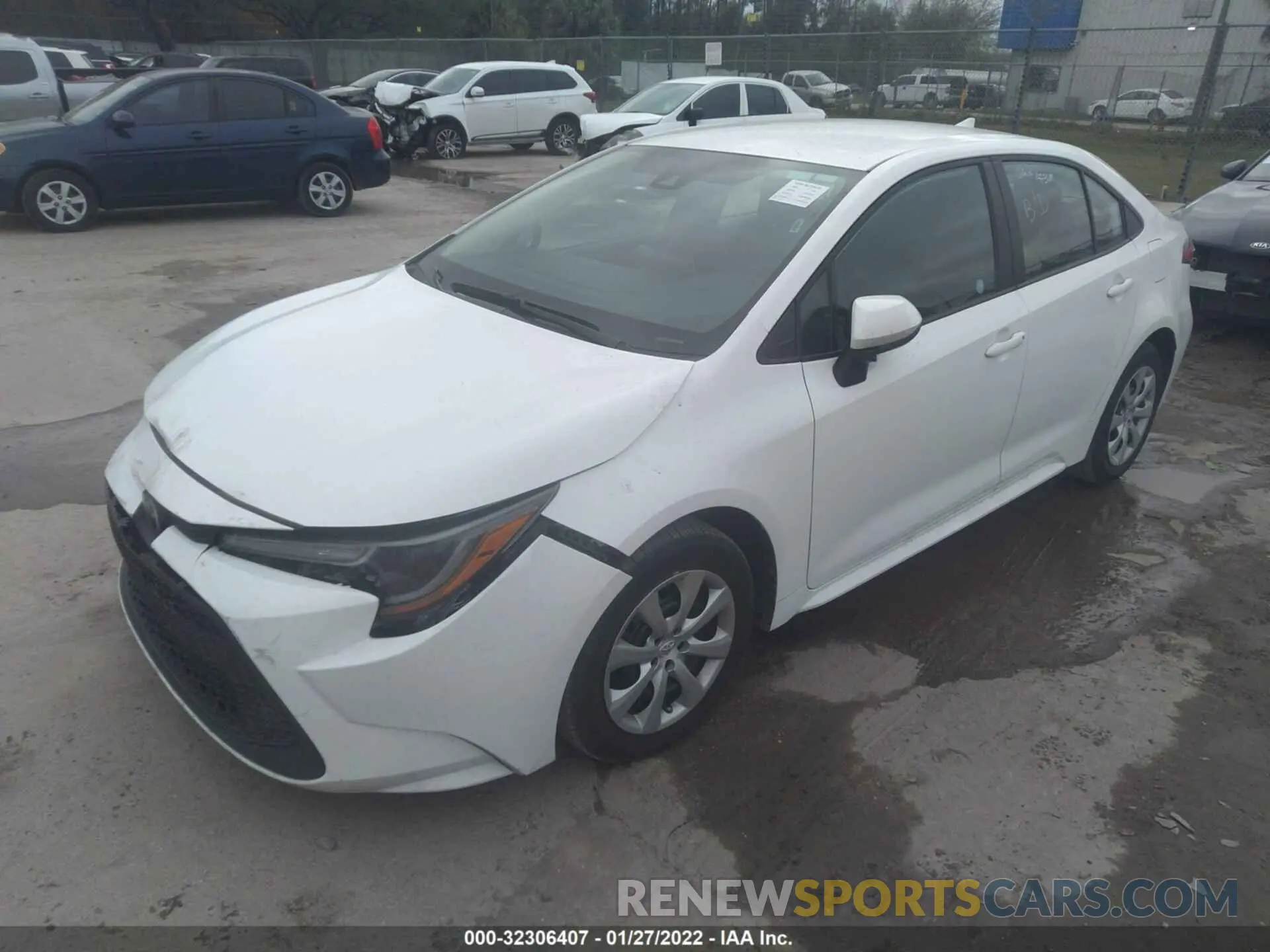 2 Photograph of a damaged car 5YFEPMAE0MP218292 TOYOTA COROLLA 2021