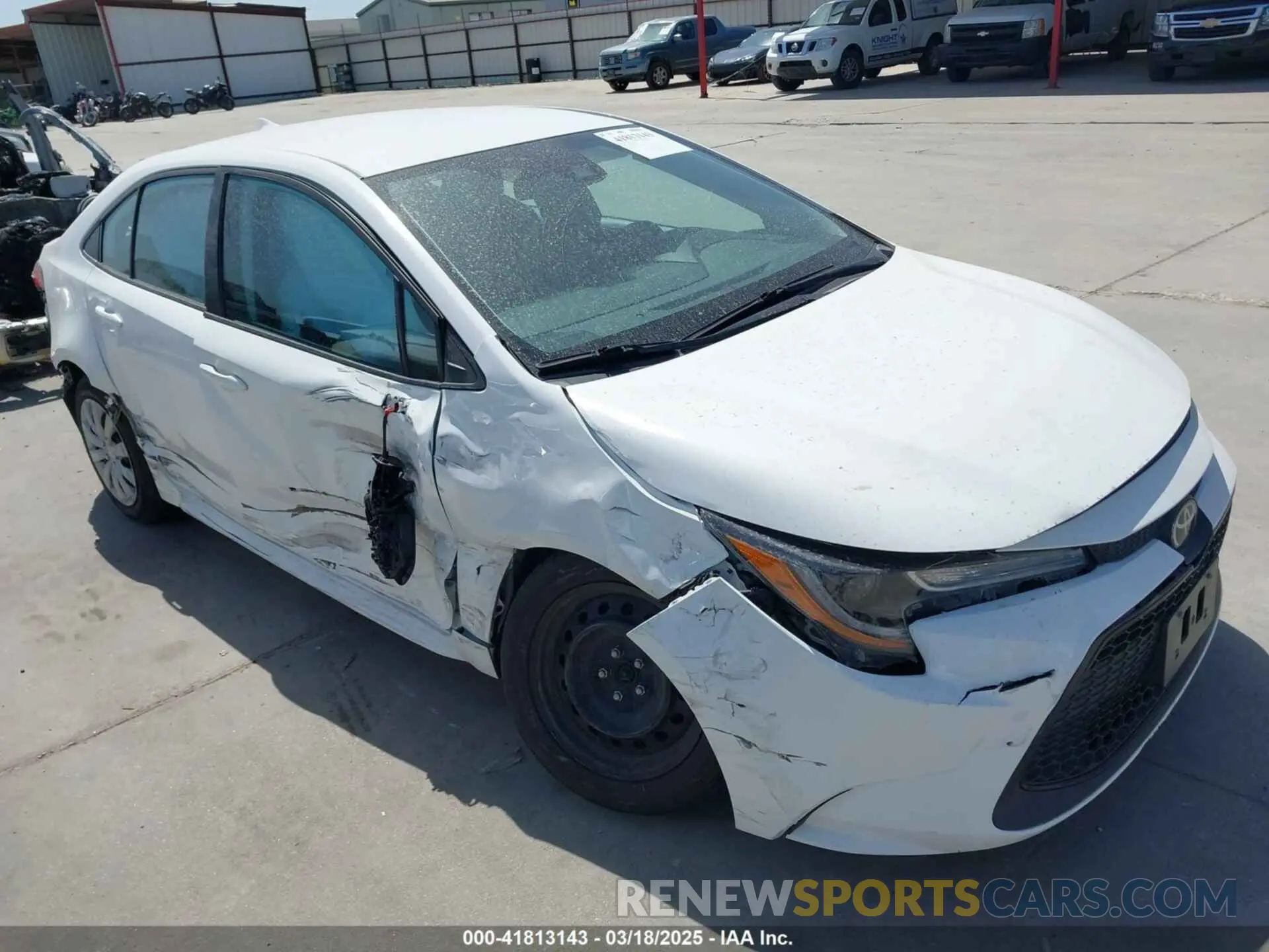 1 Photograph of a damaged car 5YFEPMAE0MP219510 TOYOTA COROLLA 2021