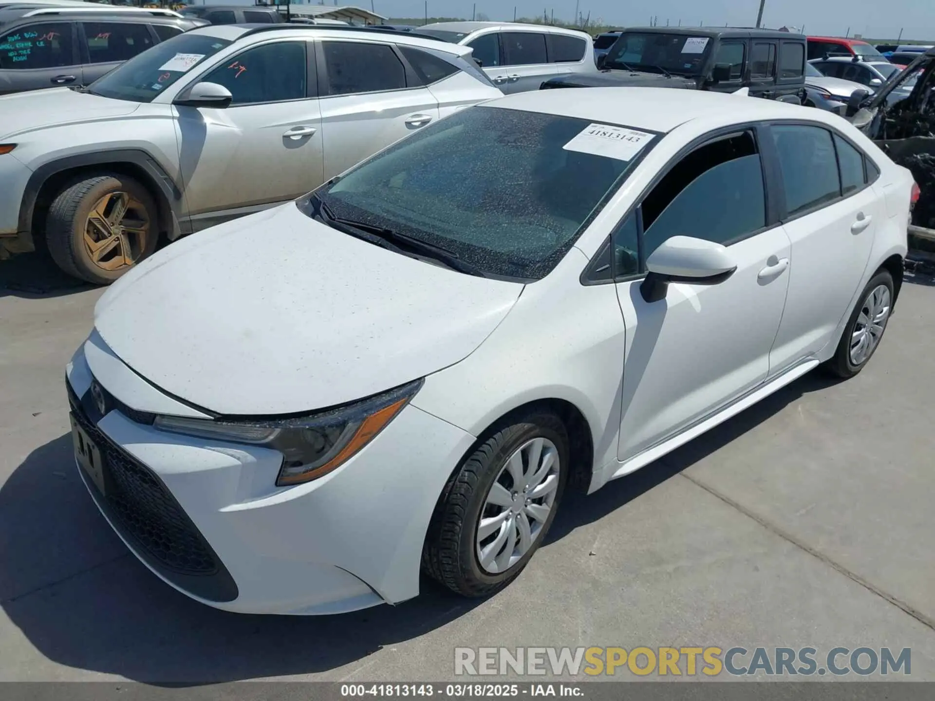 2 Photograph of a damaged car 5YFEPMAE0MP219510 TOYOTA COROLLA 2021