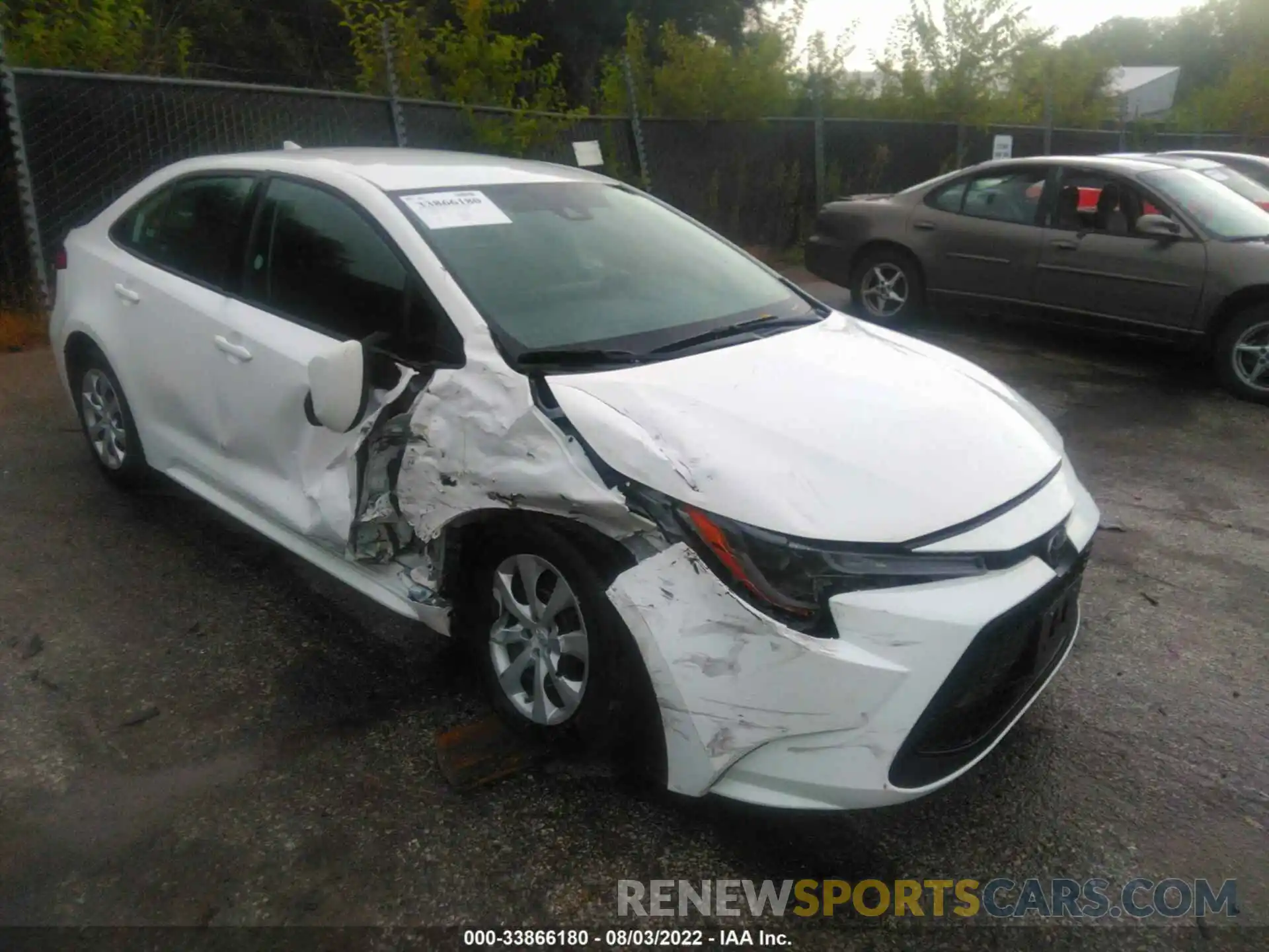 1 Photograph of a damaged car 5YFEPMAE0MP222892 TOYOTA COROLLA 2021