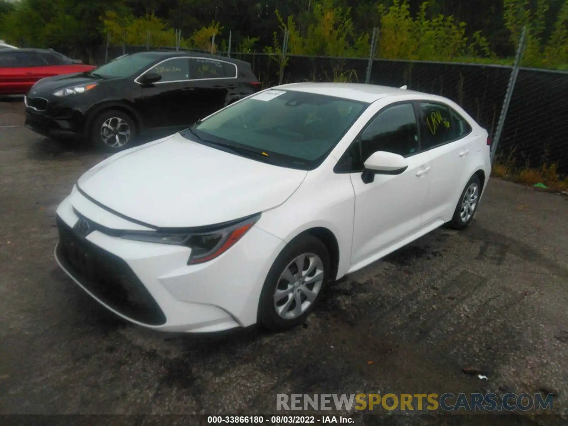 2 Photograph of a damaged car 5YFEPMAE0MP222892 TOYOTA COROLLA 2021