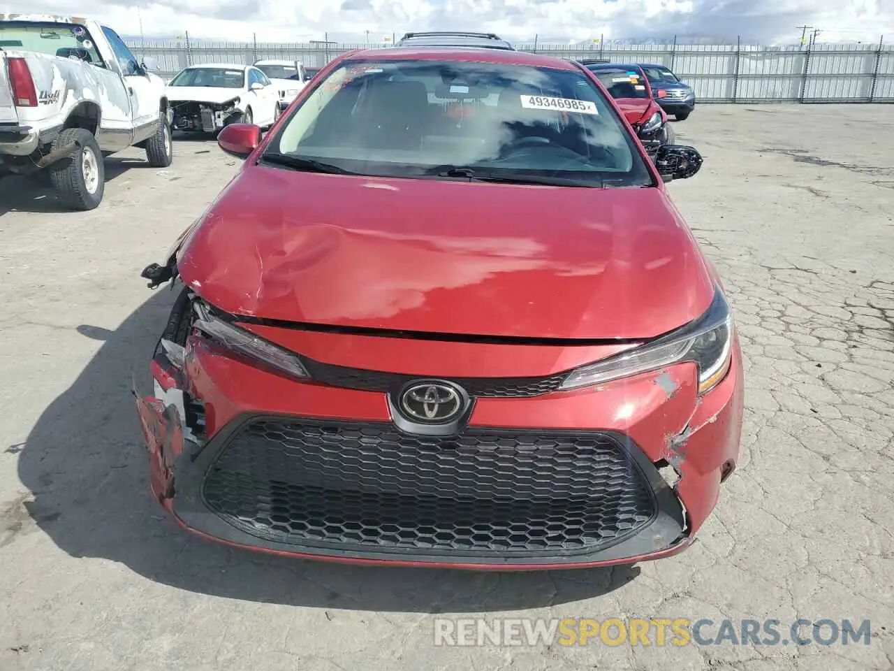5 Photograph of a damaged car 5YFEPMAE0MP223668 TOYOTA COROLLA 2021