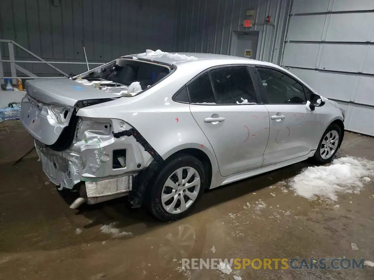 3 Photograph of a damaged car 5YFEPMAE0MP225873 TOYOTA COROLLA 2021