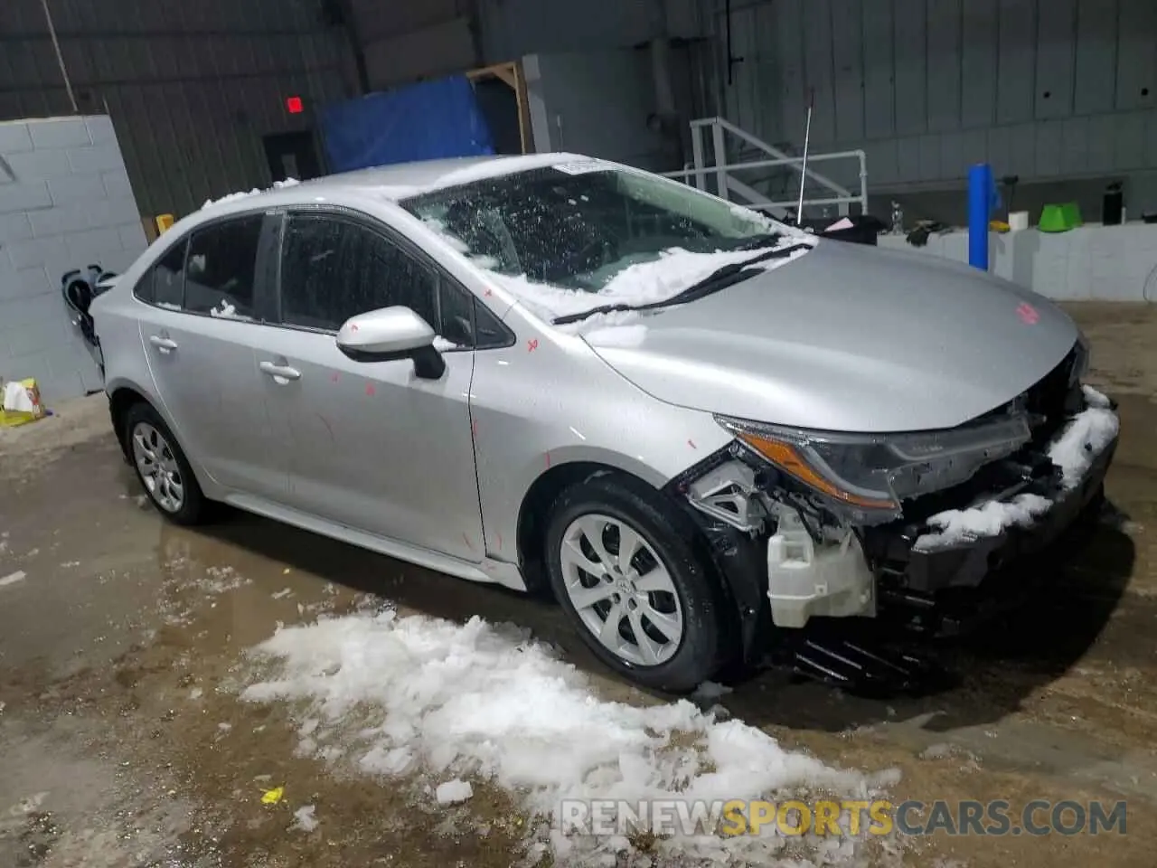 4 Photograph of a damaged car 5YFEPMAE0MP225873 TOYOTA COROLLA 2021