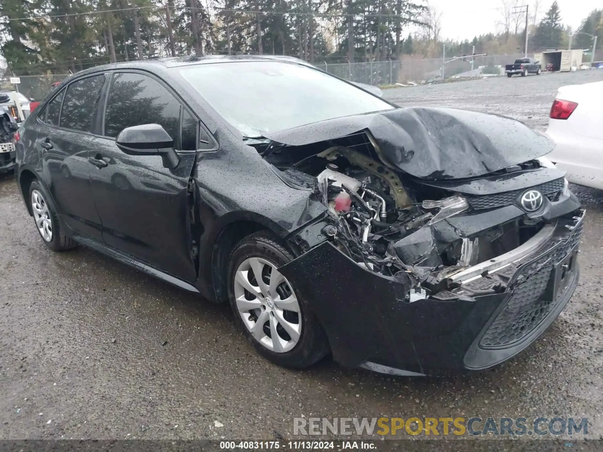 1 Photograph of a damaged car 5YFEPMAE0MP237649 TOYOTA COROLLA 2021