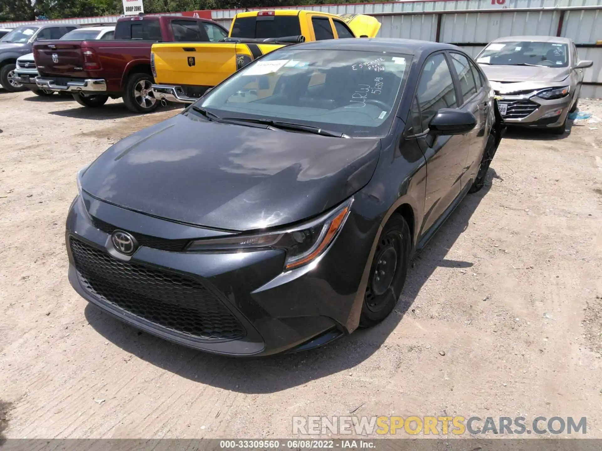 2 Photograph of a damaged car 5YFEPMAE0MP240373 TOYOTA COROLLA 2021