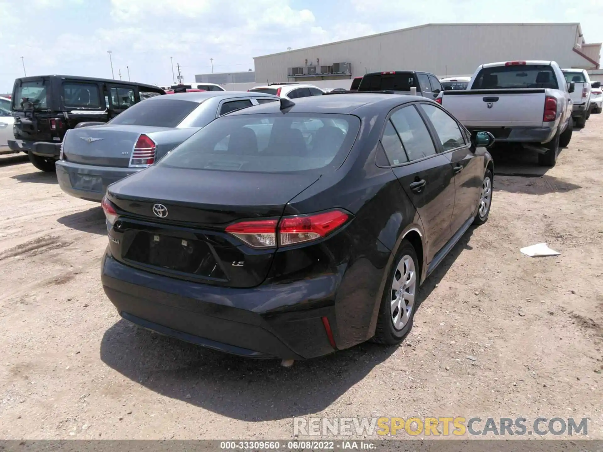 4 Photograph of a damaged car 5YFEPMAE0MP240373 TOYOTA COROLLA 2021