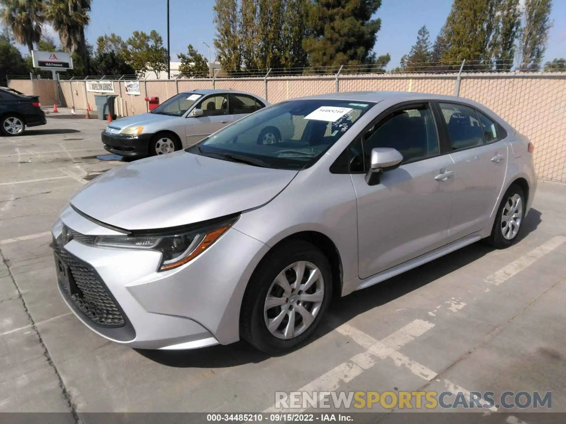 2 Photograph of a damaged car 5YFEPMAE0MP244858 TOYOTA COROLLA 2021