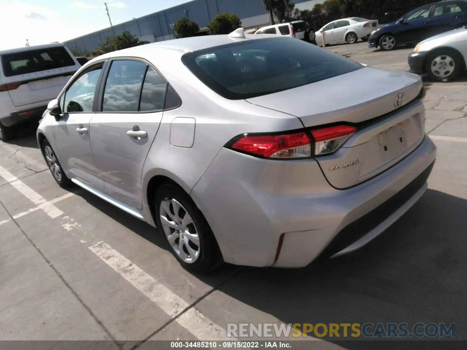 3 Photograph of a damaged car 5YFEPMAE0MP244858 TOYOTA COROLLA 2021