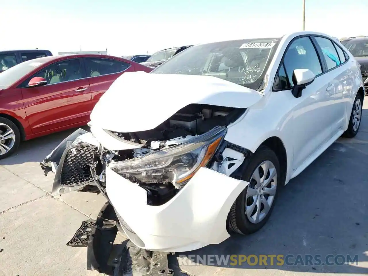 2 Photograph of a damaged car 5YFEPMAE0MP248201 TOYOTA COROLLA 2021