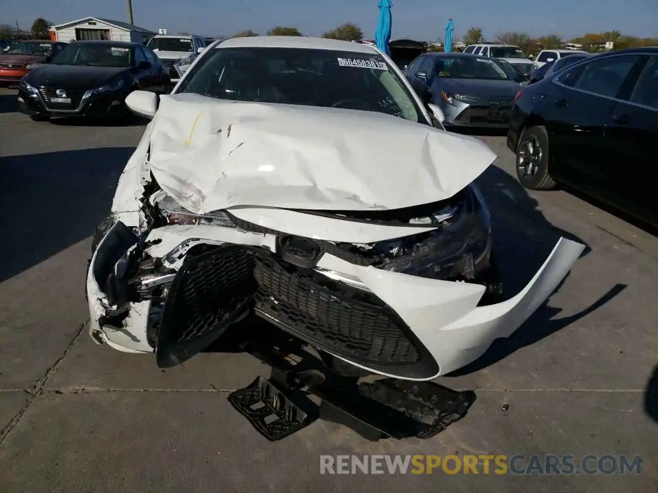 9 Photograph of a damaged car 5YFEPMAE0MP248201 TOYOTA COROLLA 2021