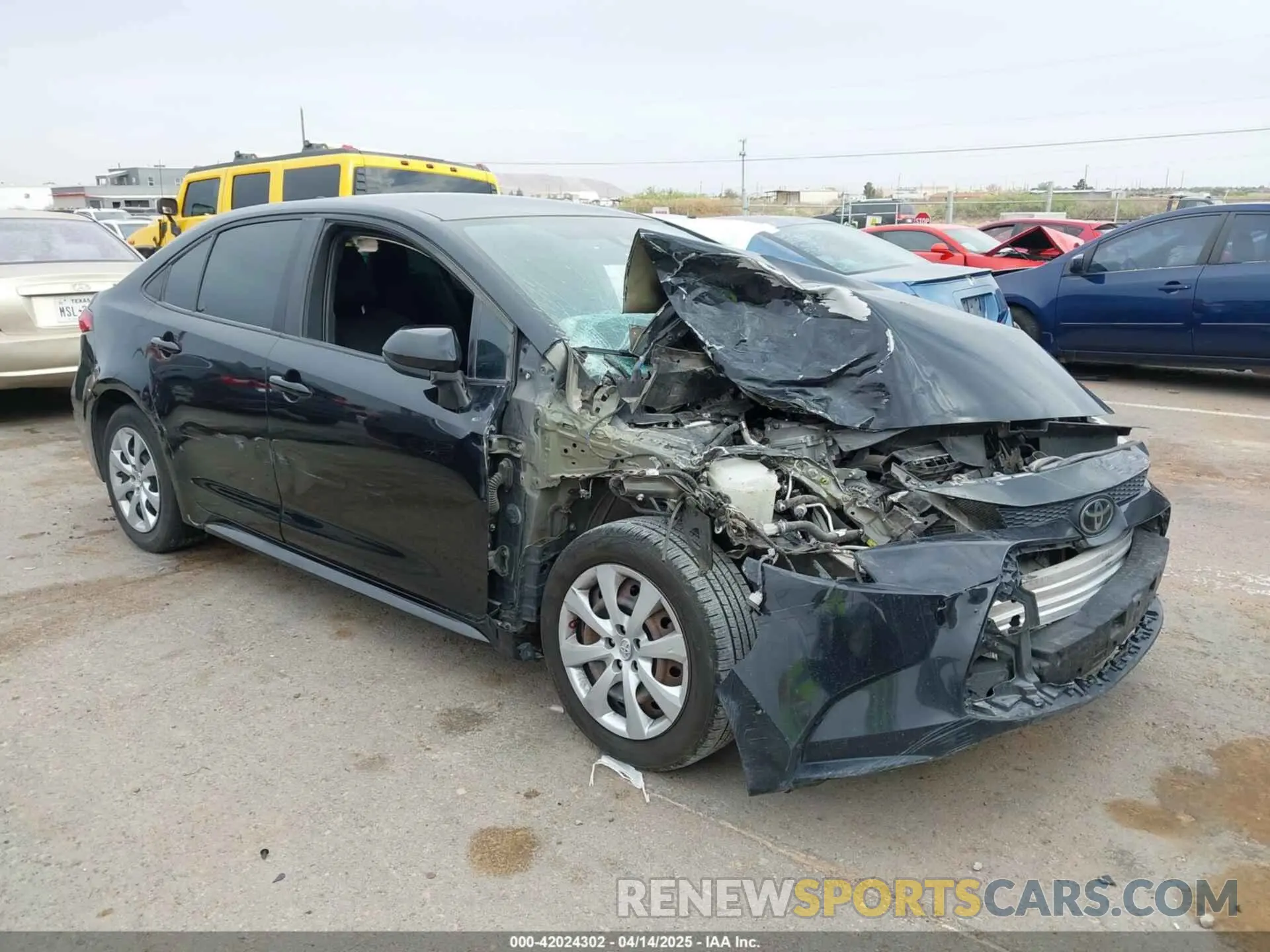1 Photograph of a damaged car 5YFEPMAE0MP253723 TOYOTA COROLLA 2021
