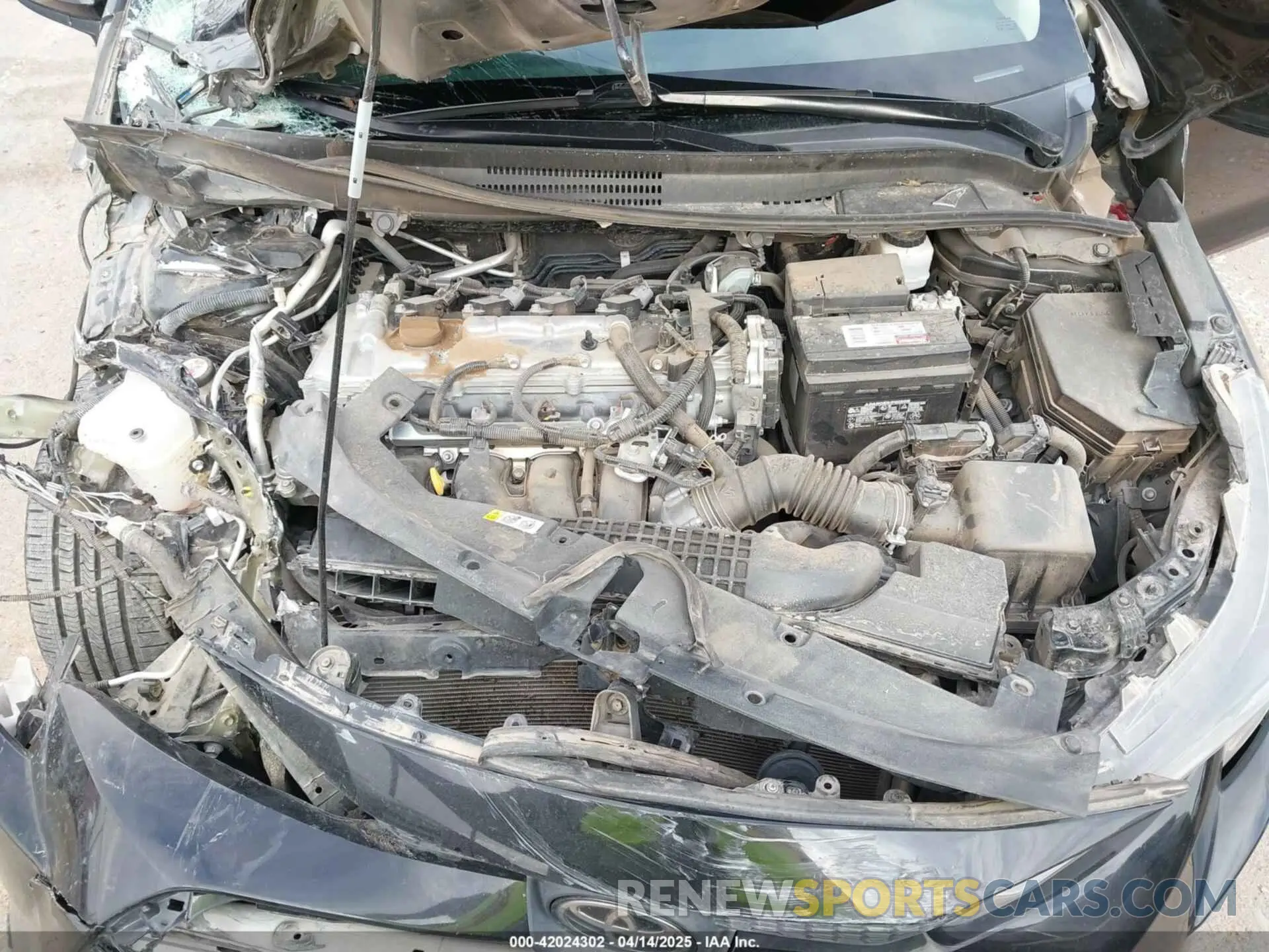 10 Photograph of a damaged car 5YFEPMAE0MP253723 TOYOTA COROLLA 2021
