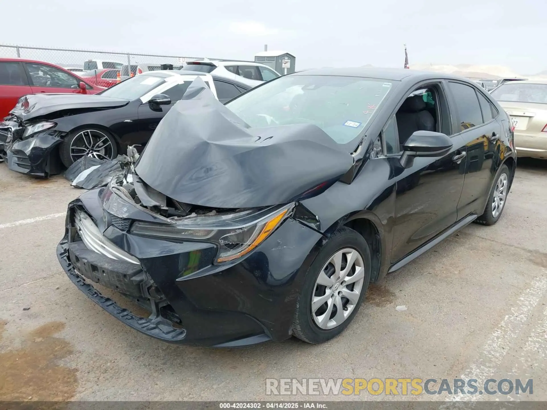 2 Photograph of a damaged car 5YFEPMAE0MP253723 TOYOTA COROLLA 2021