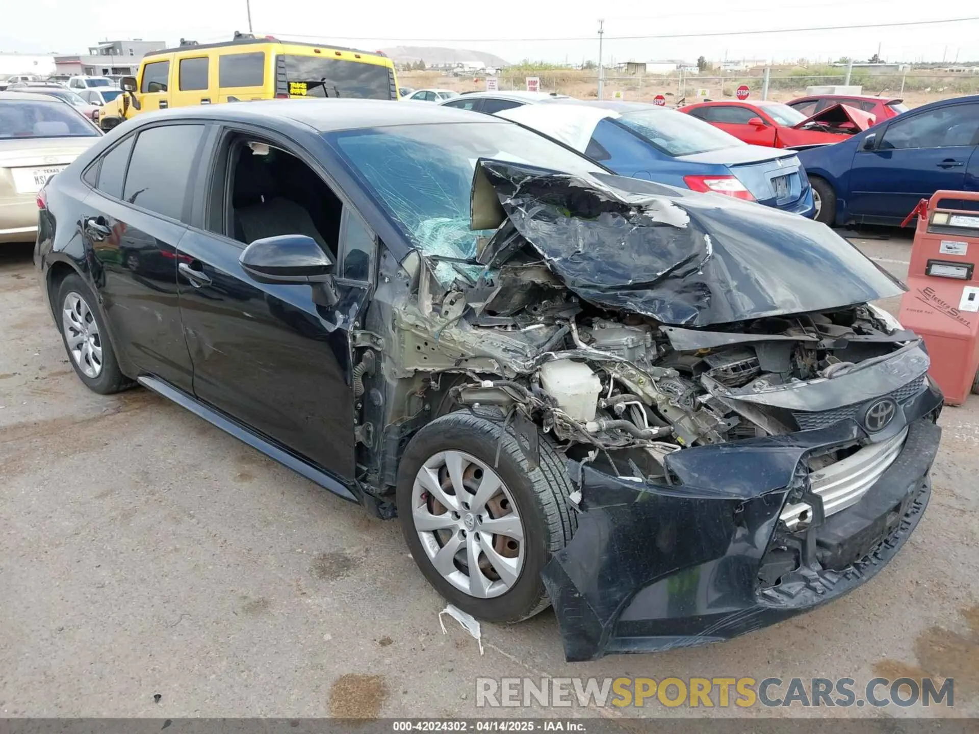 6 Photograph of a damaged car 5YFEPMAE0MP253723 TOYOTA COROLLA 2021